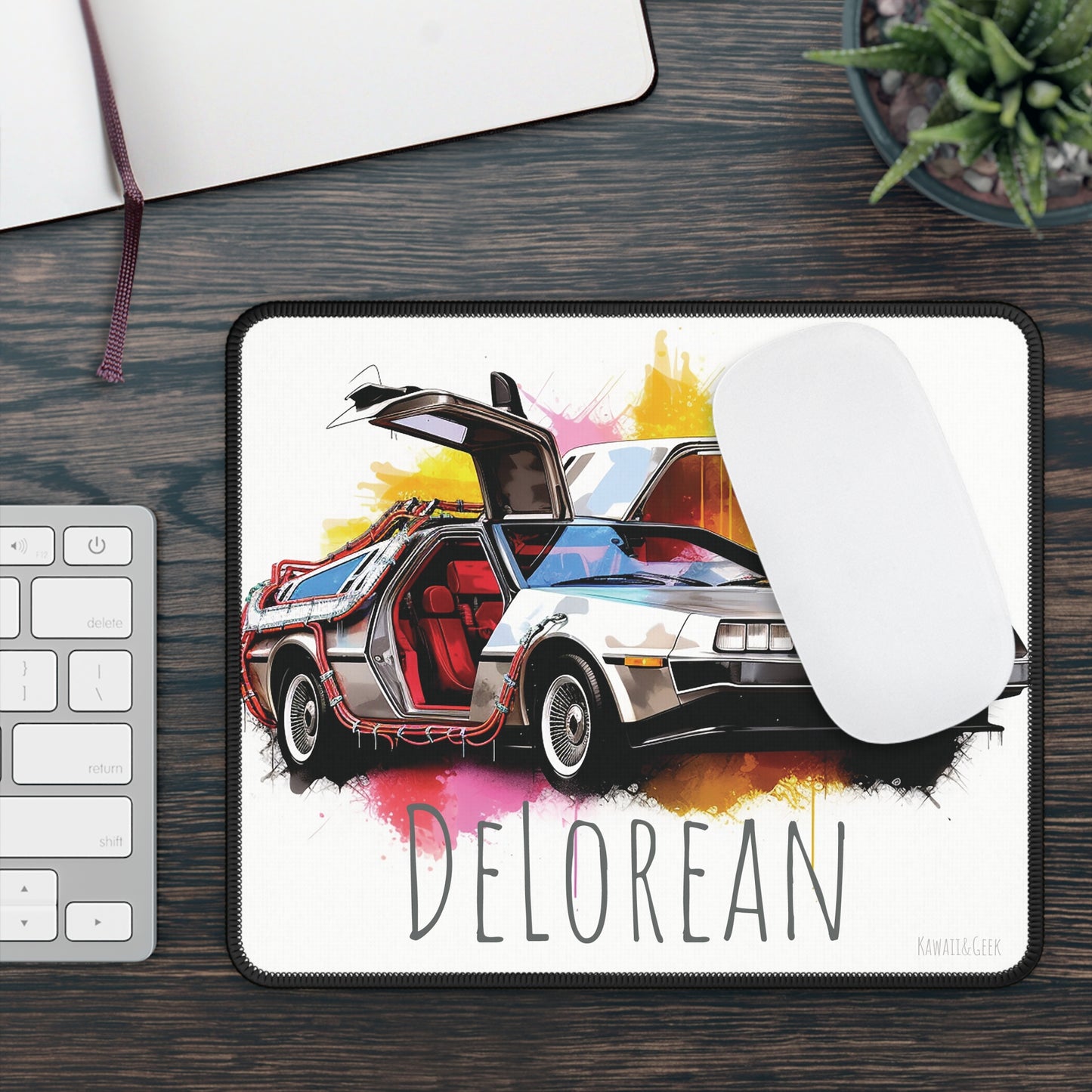 DeLorean Gaming Mouse Pad : Time Travel in Style