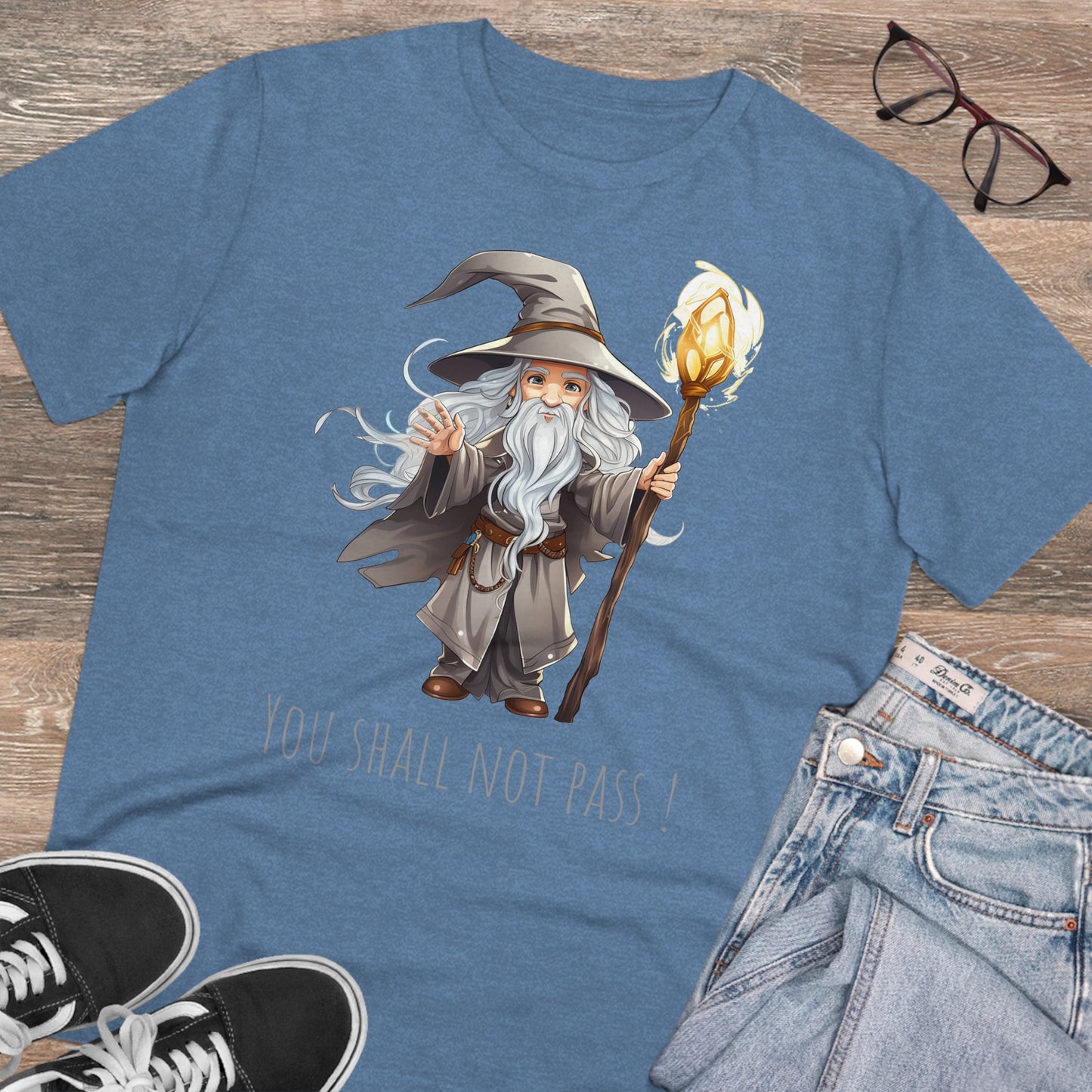 Gandalf T-Shirt for Lord of the Rings Fans in eco-fashion way