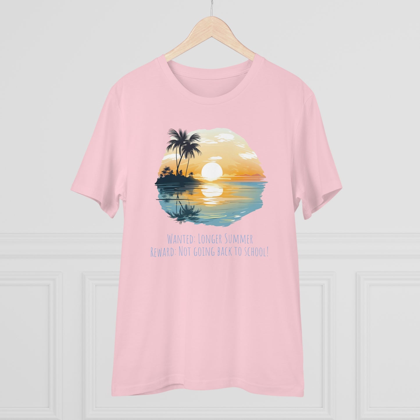 Eco-Friendly Sunset Beach T-shirt : Longer Summer Plea