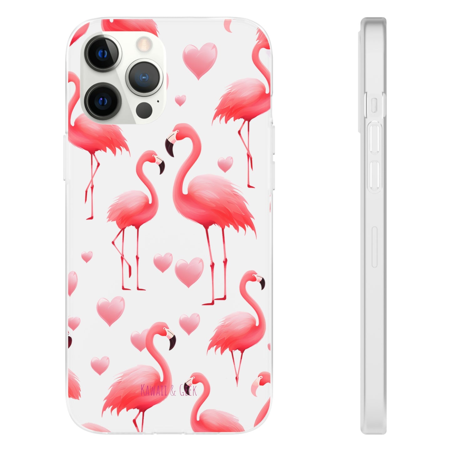 Pink Flamingo Elegance Flexi Phone case