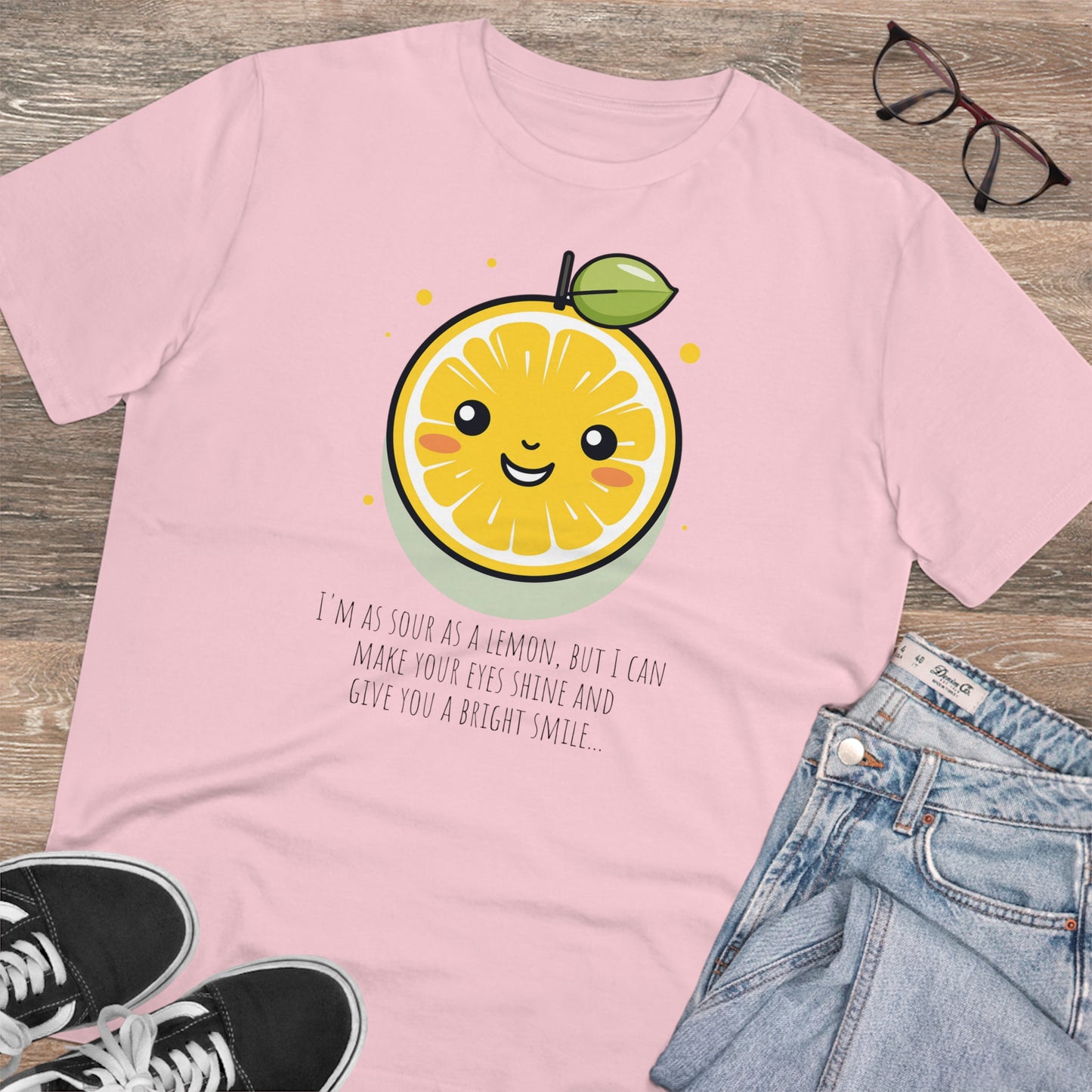 Cute Eco-Friendly Lemon T-Shirt - Brighten Your Day with Citrus Charm !