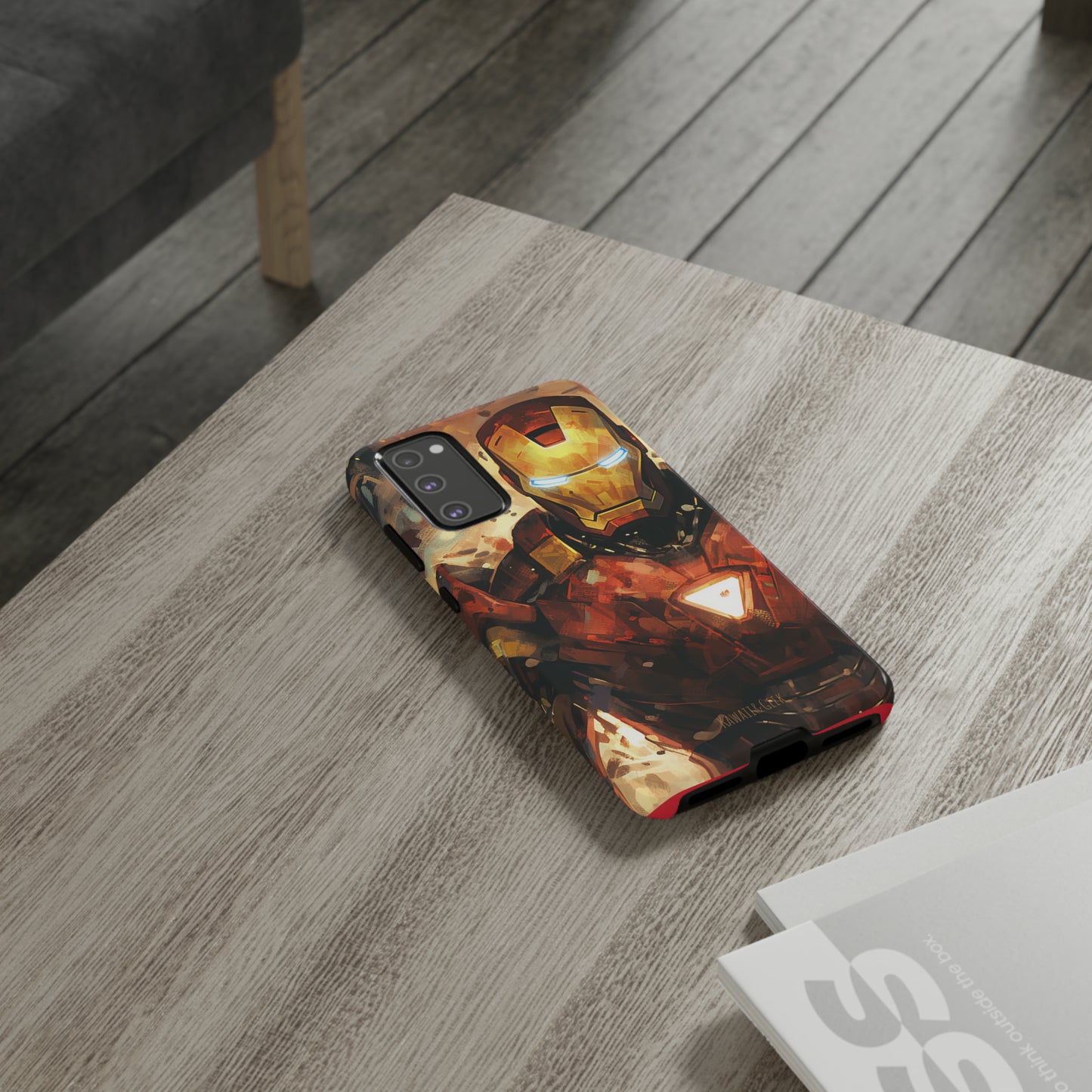 Iron Man Painting Tough Phone Case - Add Some Bold and Unique Style to Your Tech