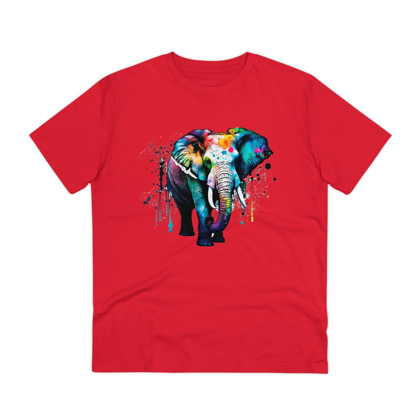 Majestic Elephant T-Shirt in Watercolor Style - Unisex Eco-Friendly T-Shirt - Embrace Nature with Style and Sustainability