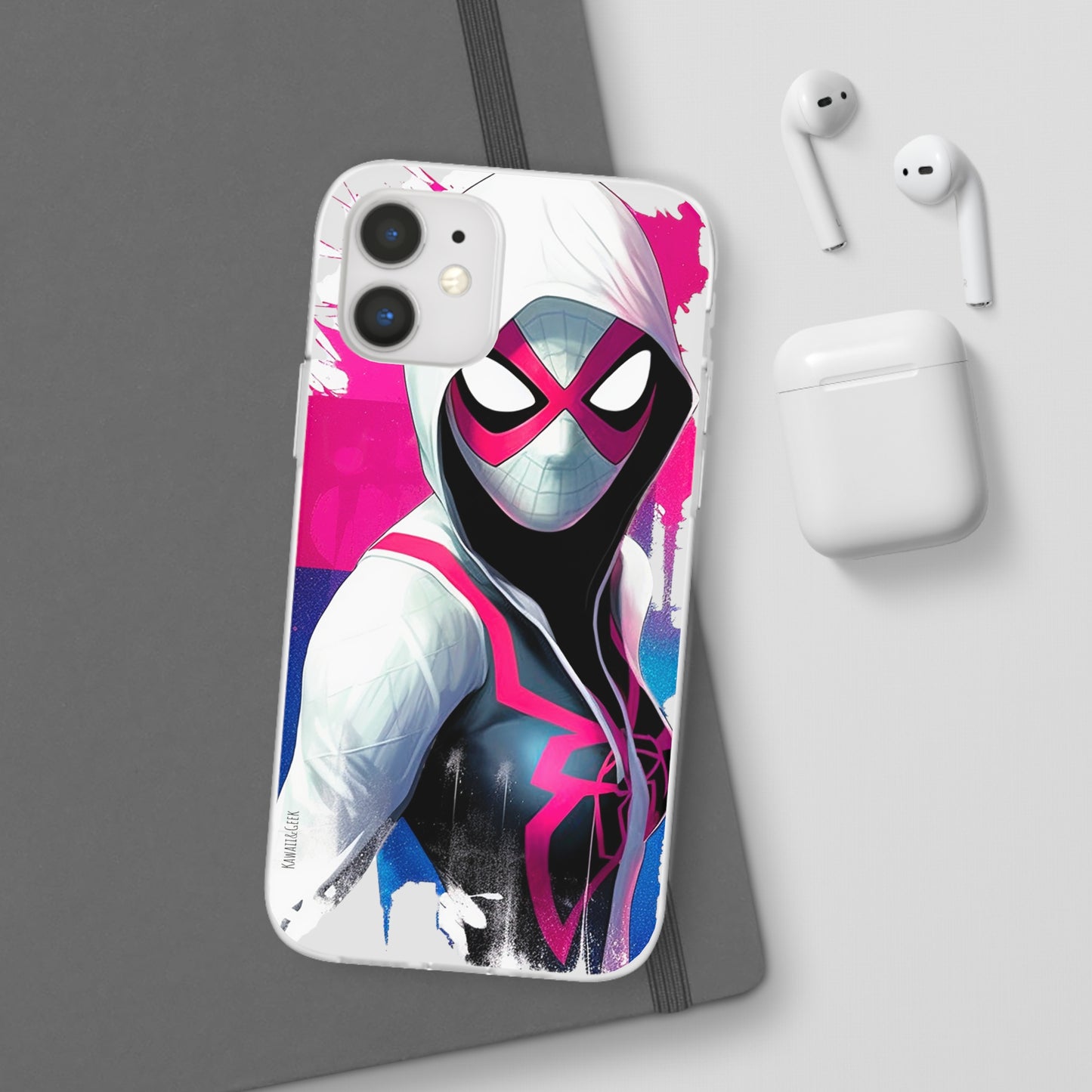 Spider Gwen in Flexi Phone Case - Add Some Colorful and Heroic Style to Your Phone