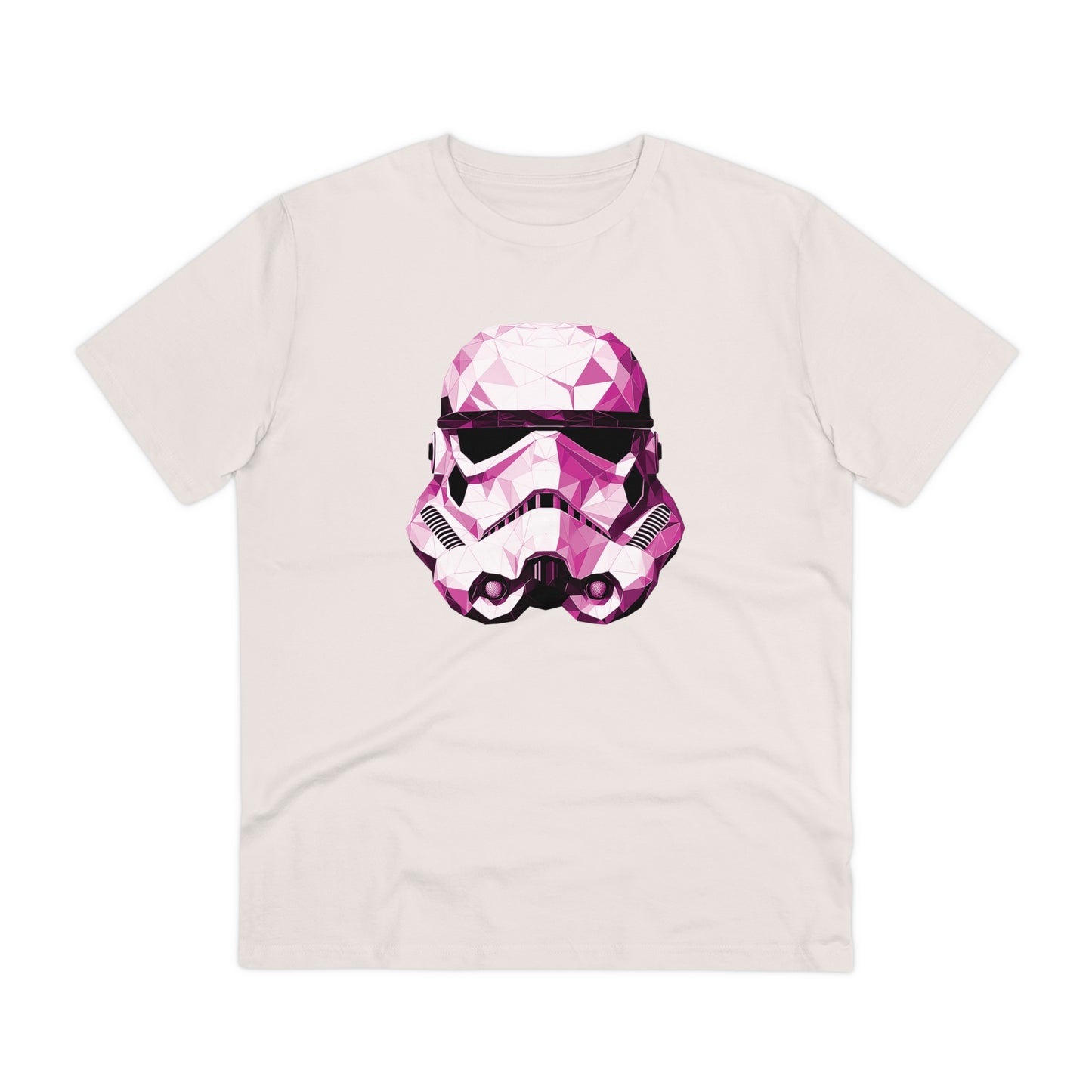 Stormtrooper Polygonal T-Shirt Pink Edition - Embrace Galactic Precision