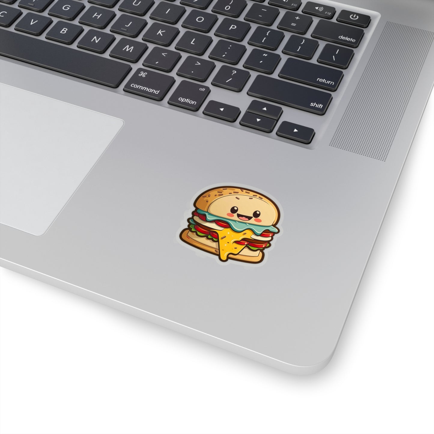 Kawaii Cheeseburger Sticker - Add Some Cute and Playful Style to Your Tech