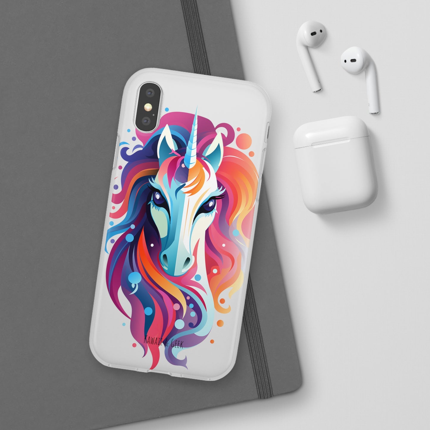 Ink Unicorn Flexi Transparent Phone Case