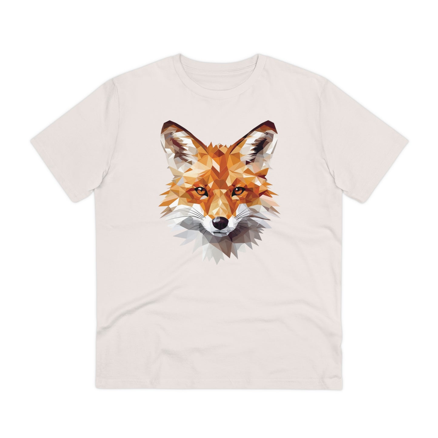 Fox Polygonal T-Shirt - Embrace Sly Charm