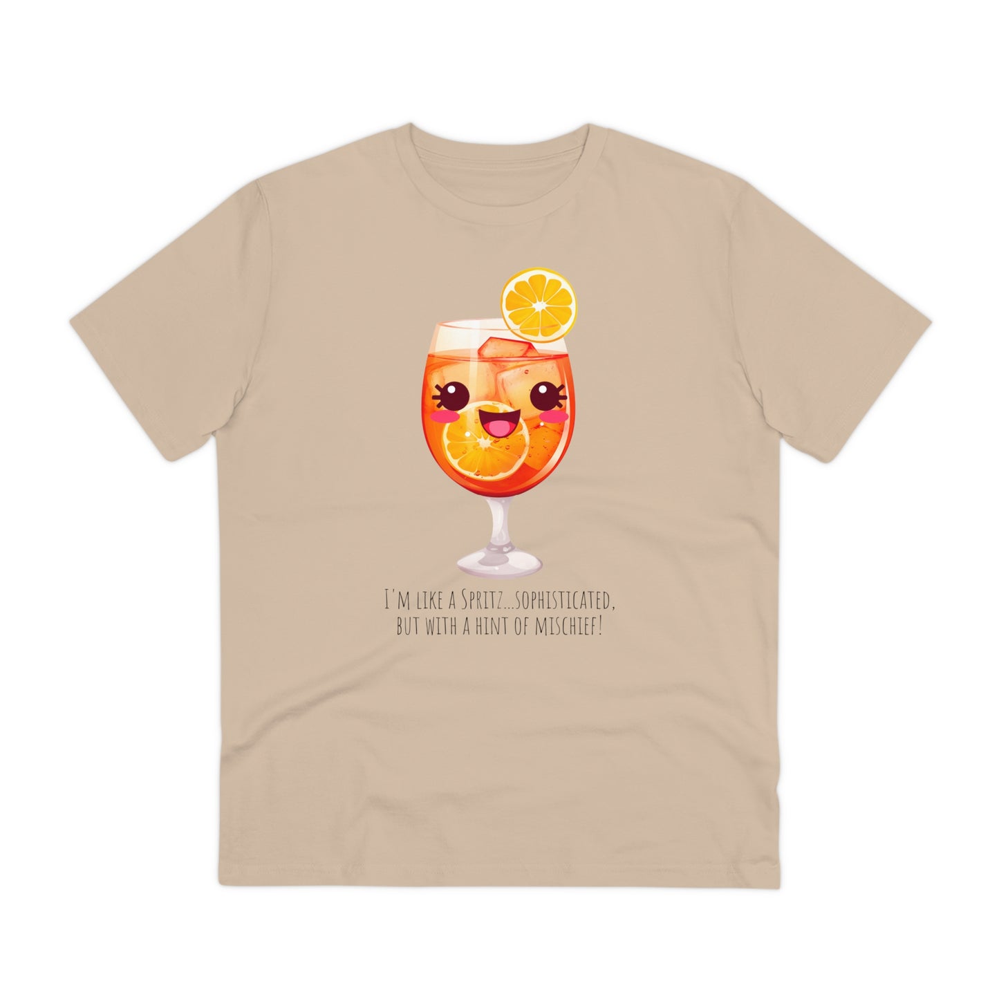 Cute and Mischievous Spritz Glass T-Shirt | Fun and Sophisticated Design