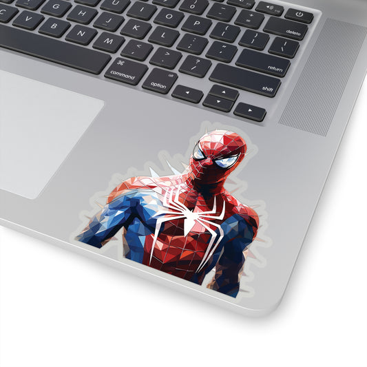 Spider Man Sticker - Weave a Web of Geometric Style