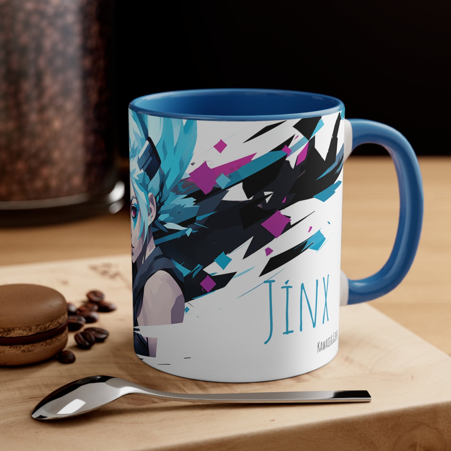 Jinx League of Legends / Arcane Mug - Embrace Chaos with 'Surprise! I'm back.'