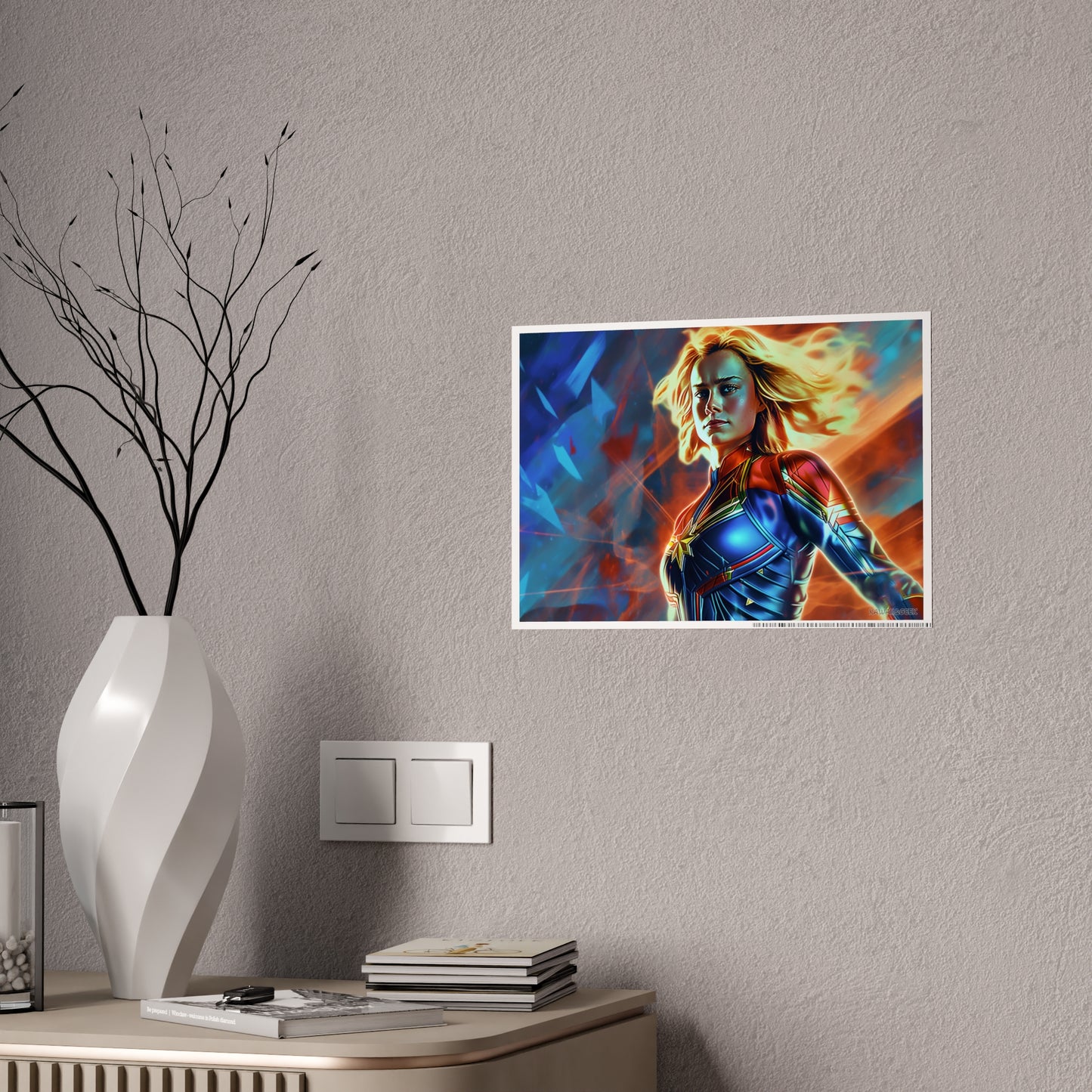 Captain Marvel Poster - Empower Your Space with Marvel's Mighty Heroine - Avengers