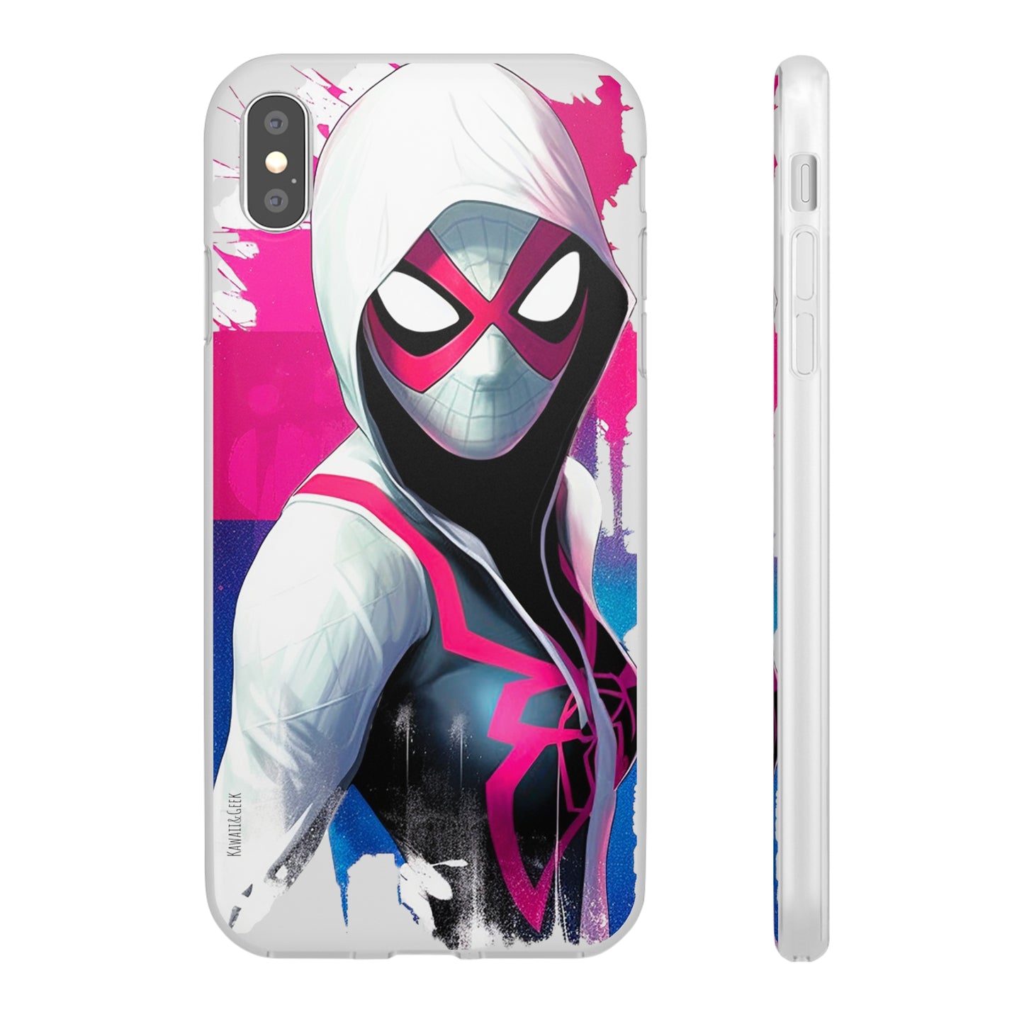 Spider Gwen in Flexi Phone Case - Add Some Colorful and Heroic Style to Your Phone