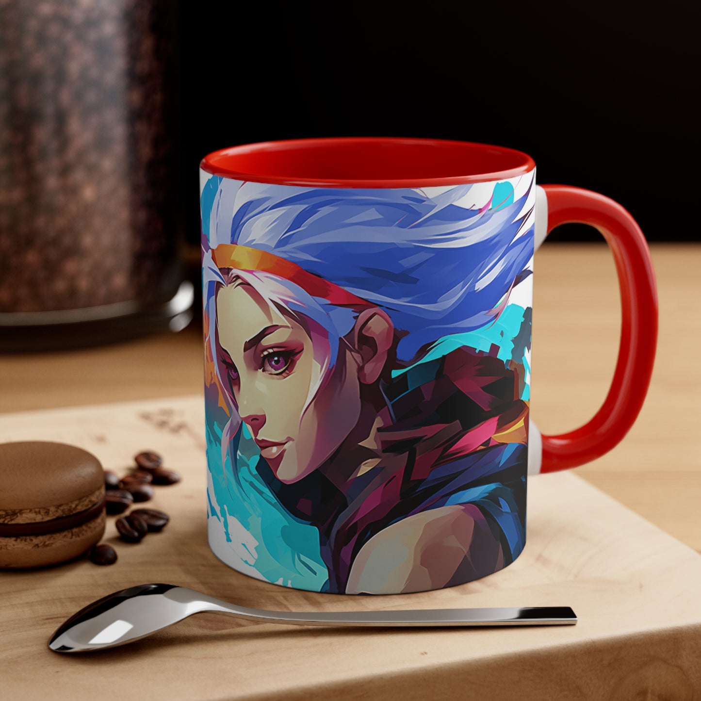 Jinx League of Legends / Arcane Mug - Embrace Chaos with 'Surprise! I'm back.'