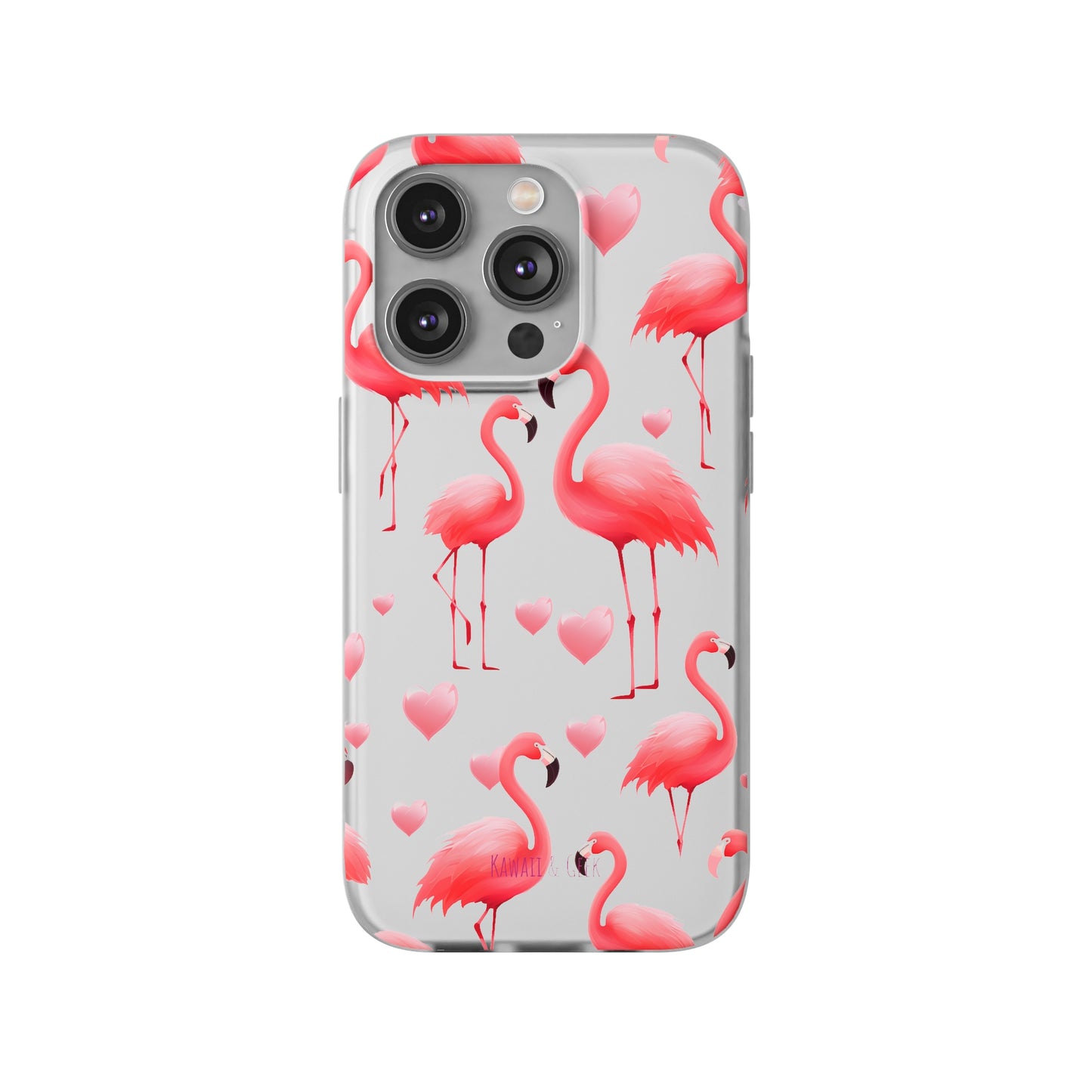 Pink Flamingo Elegance Flexi Phone case