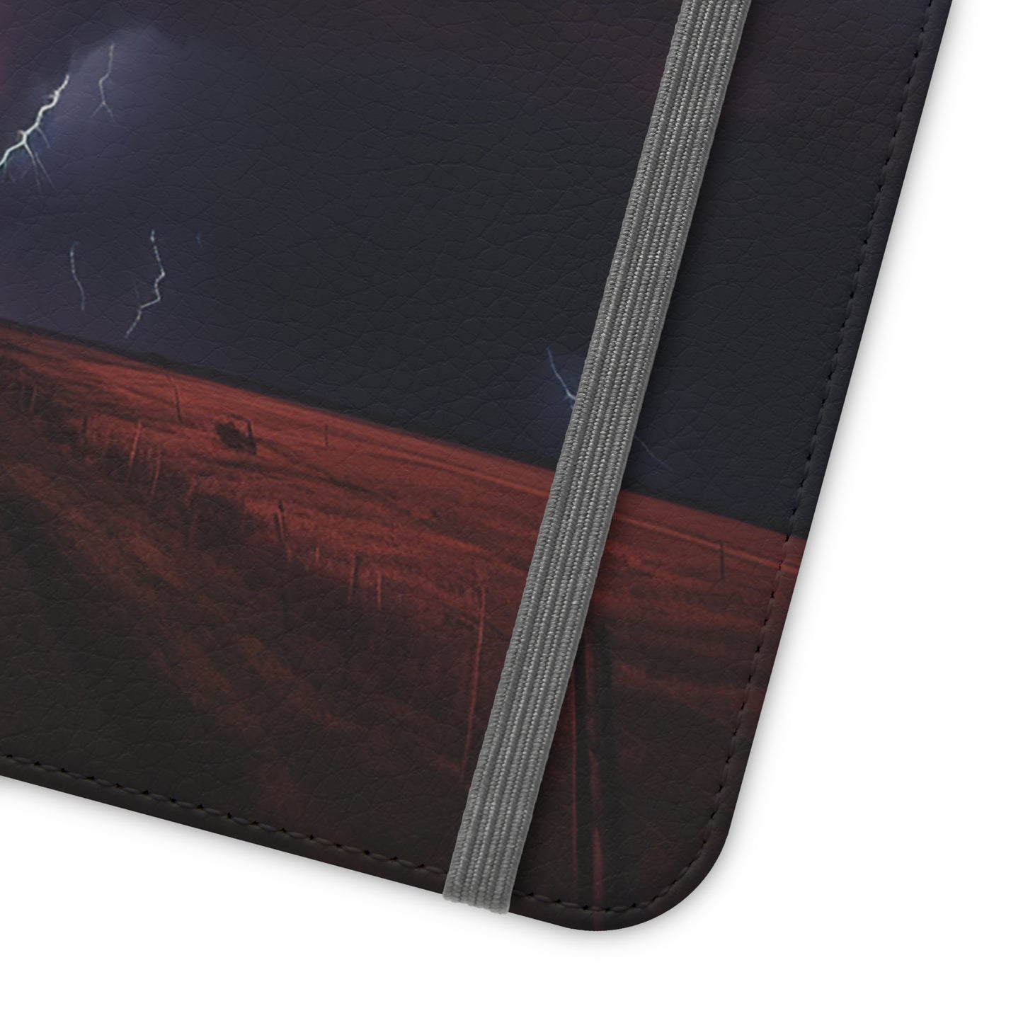 Super Cell Tornado Lightning Flip Phone Case