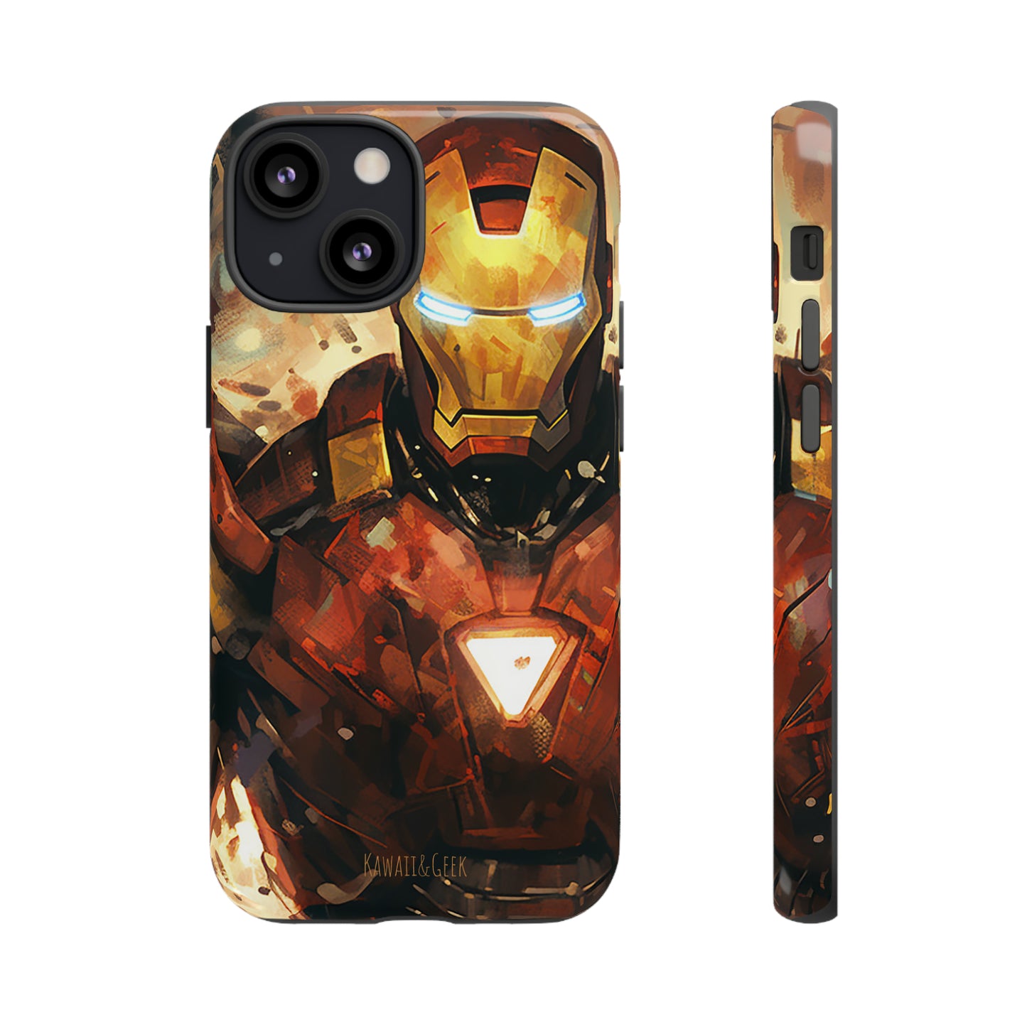 Iron Man Painting Tough Phone Case - Add Some Bold and Unique Style to Your Tech