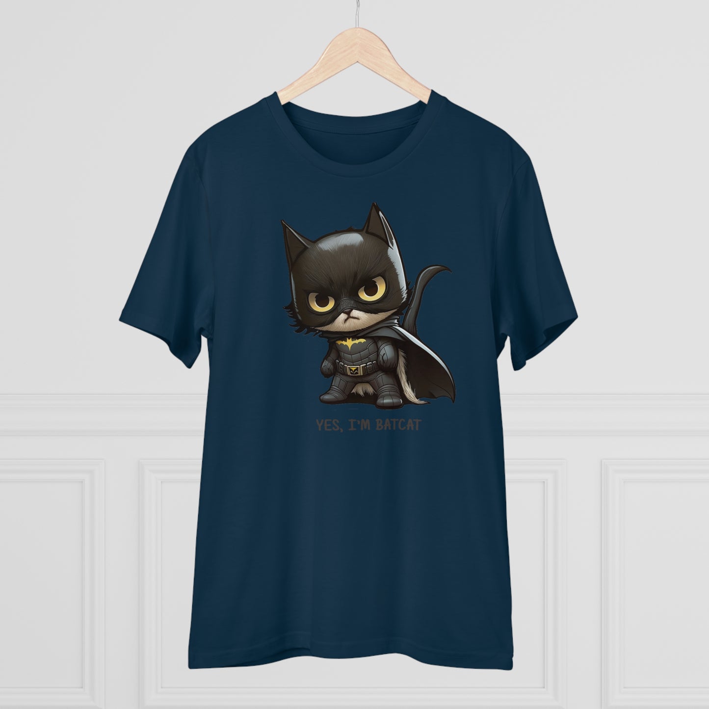 Yes, I'm Batcat, Unisex Eco-Friendly T-Shirt - Make a Playful and Sustainable Fashion Statement