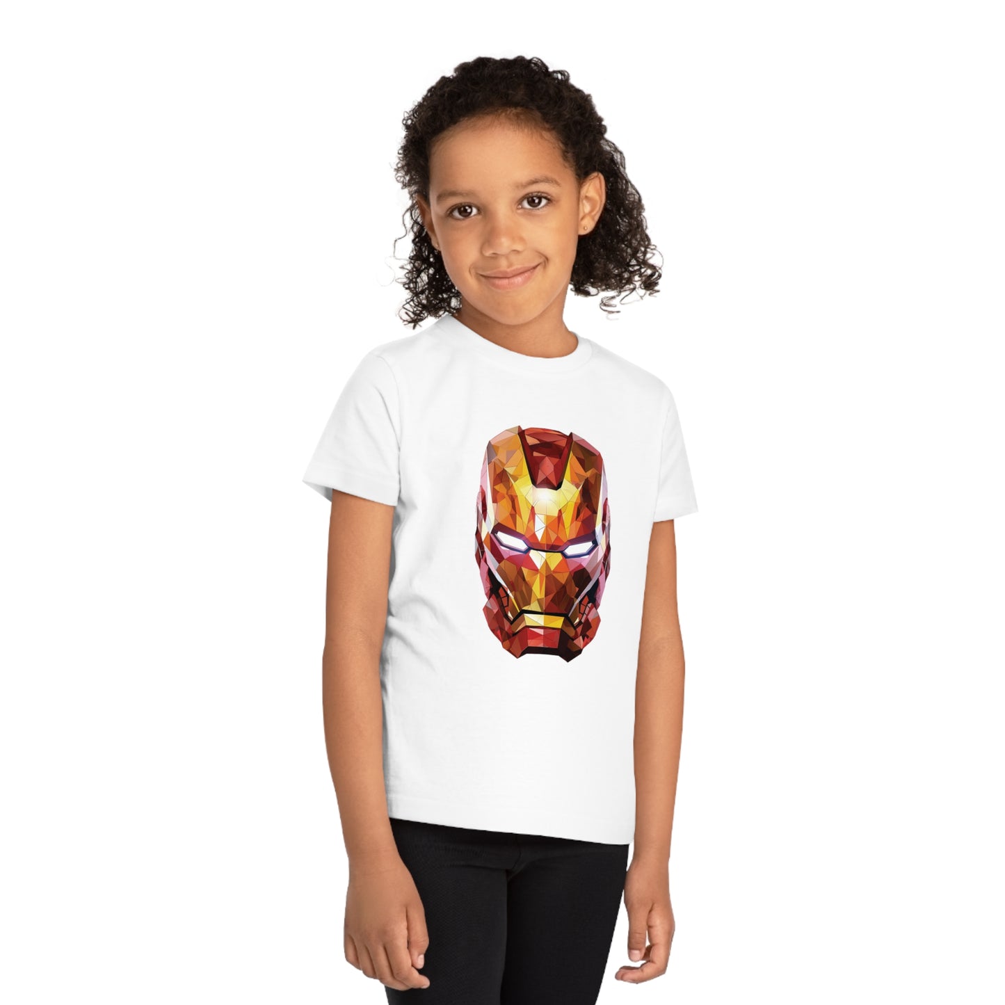 Iron Man Polygonal Kids T-Shirt - Embrace Heroic Style