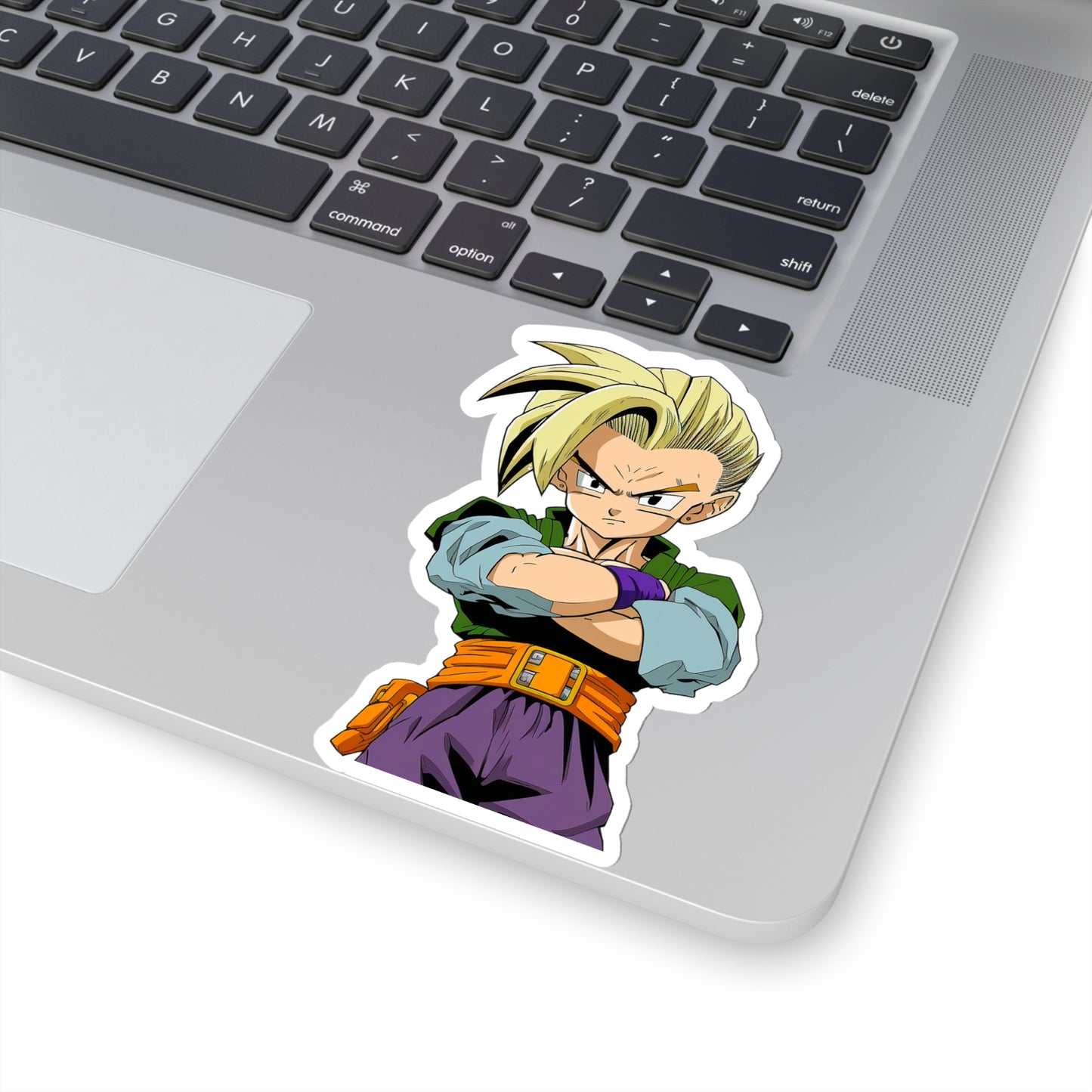 Serious Trunks from Dragon Ball Z Sticker - Add Some Anime Style to Your Tech