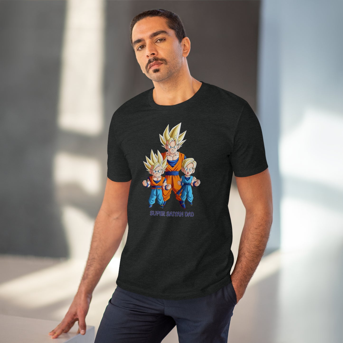 San Goku - Unisex Eco-Friendly T-Shirt - Celebrate Father's Day "Super Saiyan Dad"