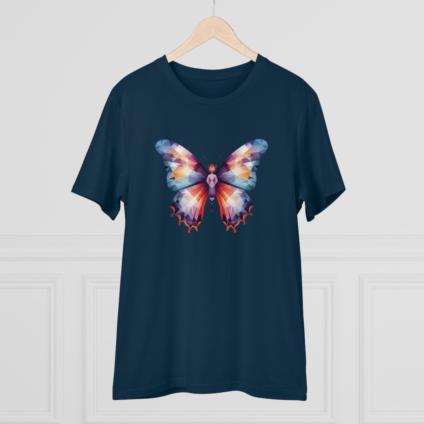 Butterfly Polygonal T-Shirt - Embrace Vibrant Transformation