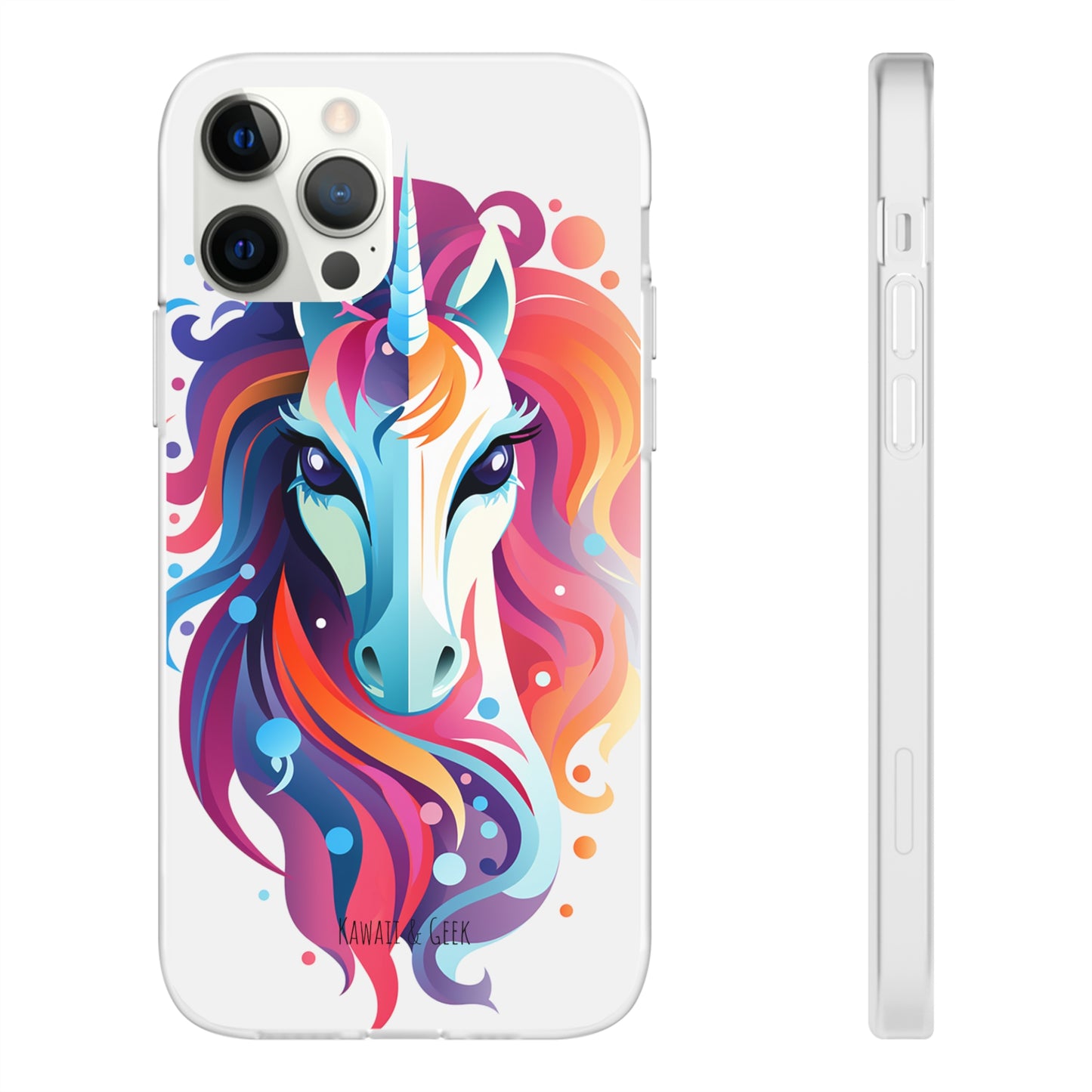 Ink Unicorn Flexi Transparent Phone Case