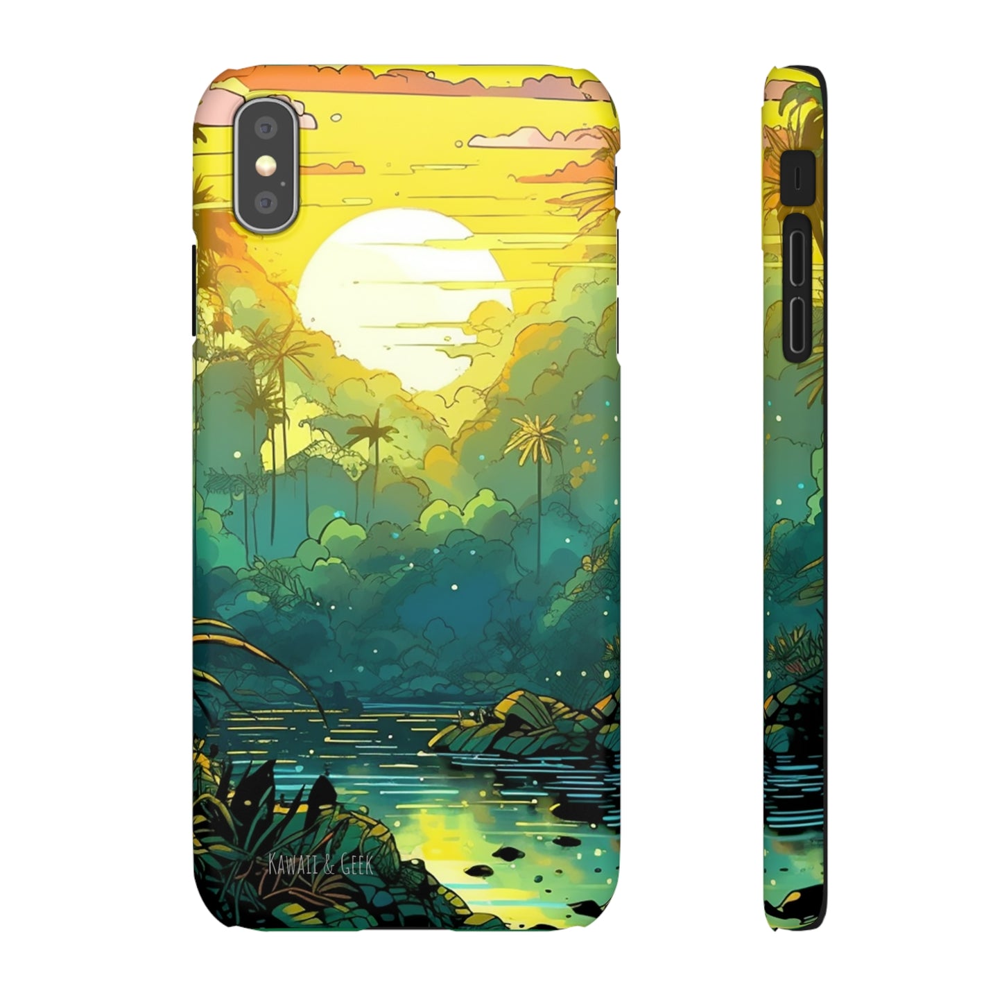 Rainforest at Sunset Phone Case - Capture the Serenity of Nature on Your Device