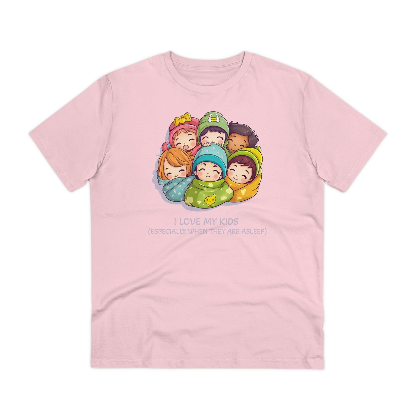 I Love My Kids, Especially When They Are Asleep - Unisex Eco-Friendly T-Shirt - Father's and Mother's Day special