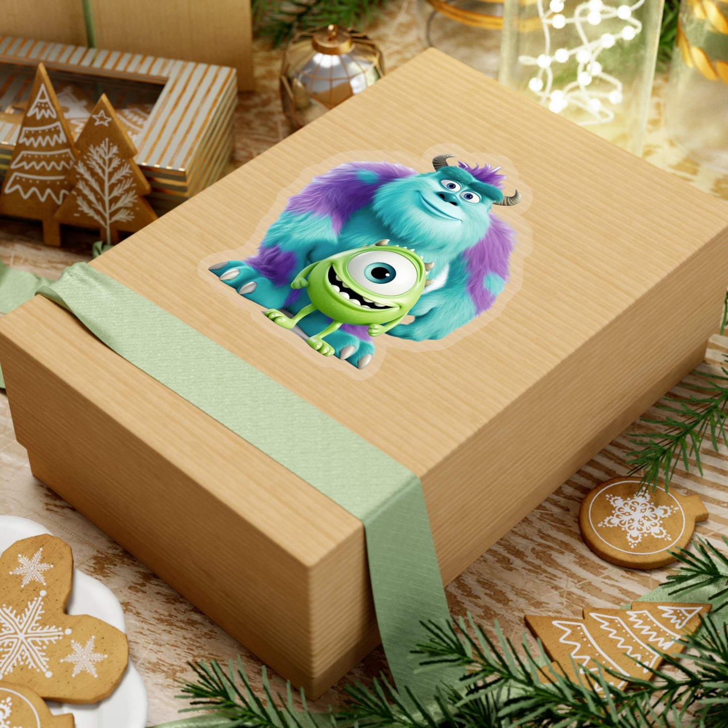 Monster Inc. Bob and Sully Sticker - Add Playful Charm to Your World