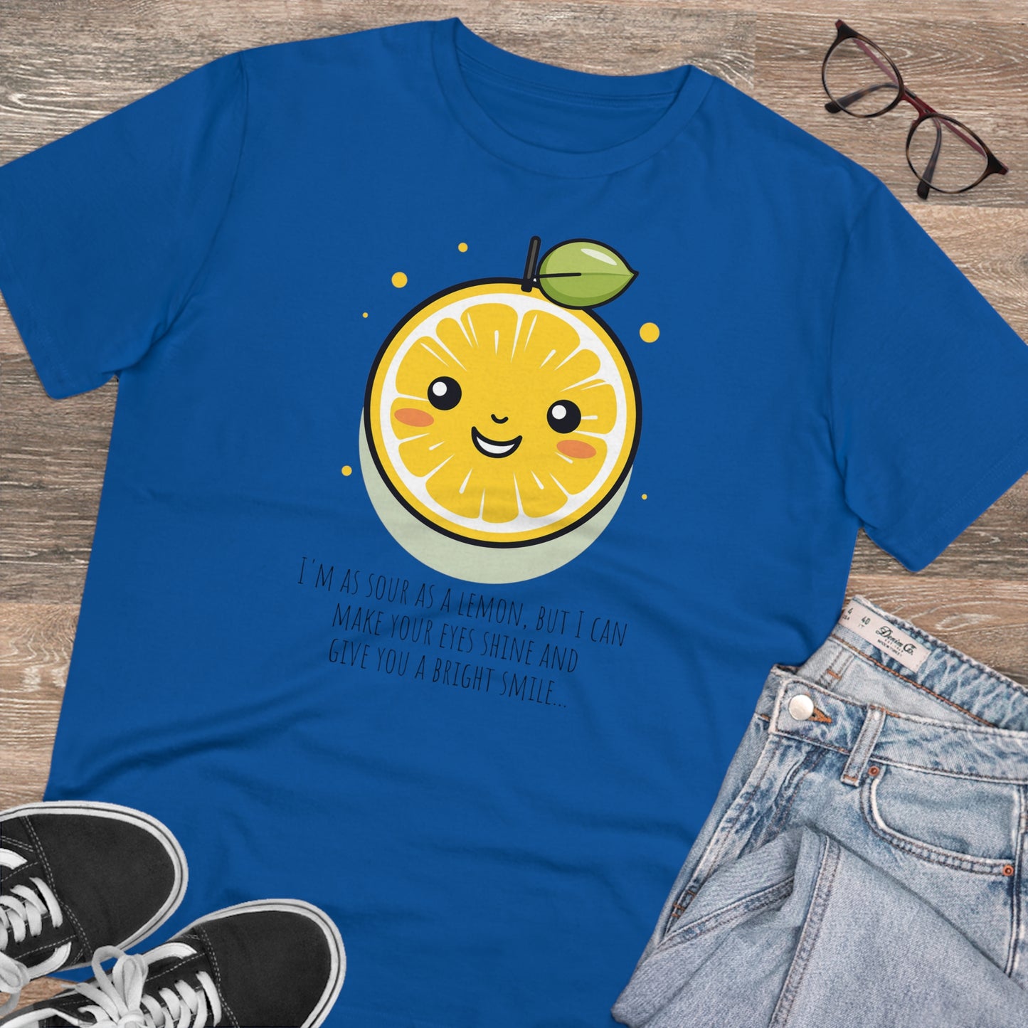 Cute Eco-Friendly Lemon T-Shirt - Brighten Your Day with Citrus Charm !