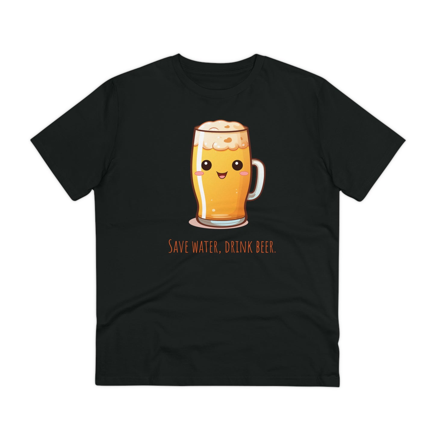 Eco-Friendly Unisex Beer T-Shirt - 'Save Water, Drink Beer'