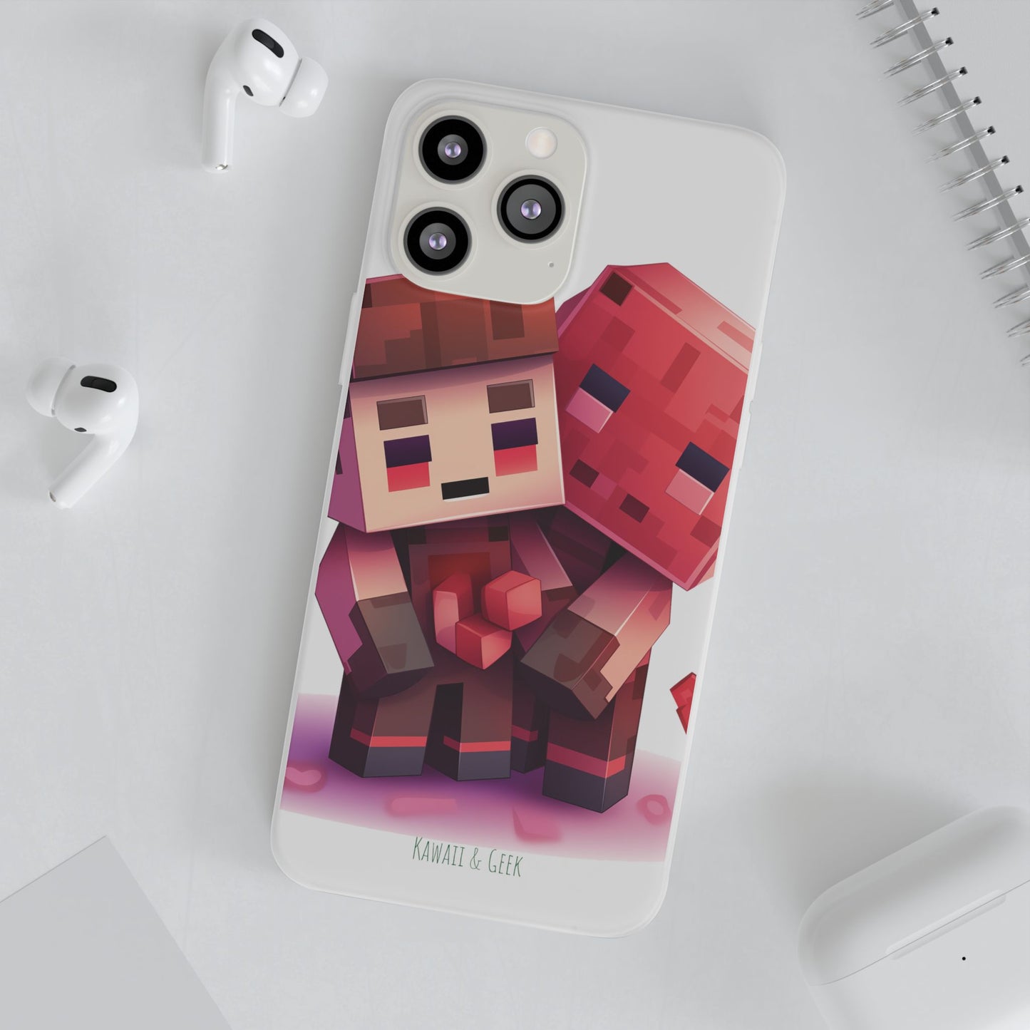 Phone Case - Lovers Minecraft Inspired Design
