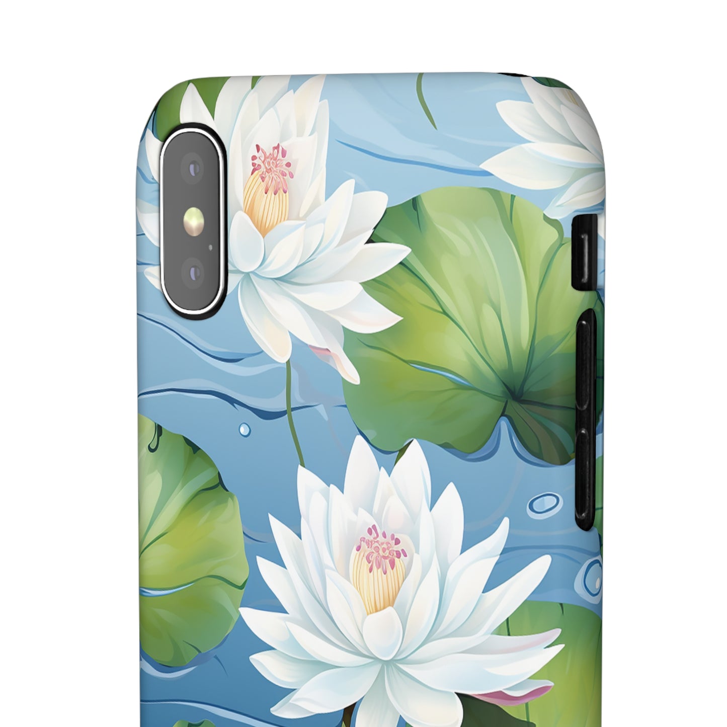 Elegant Water Lilies: Premium Phone Case