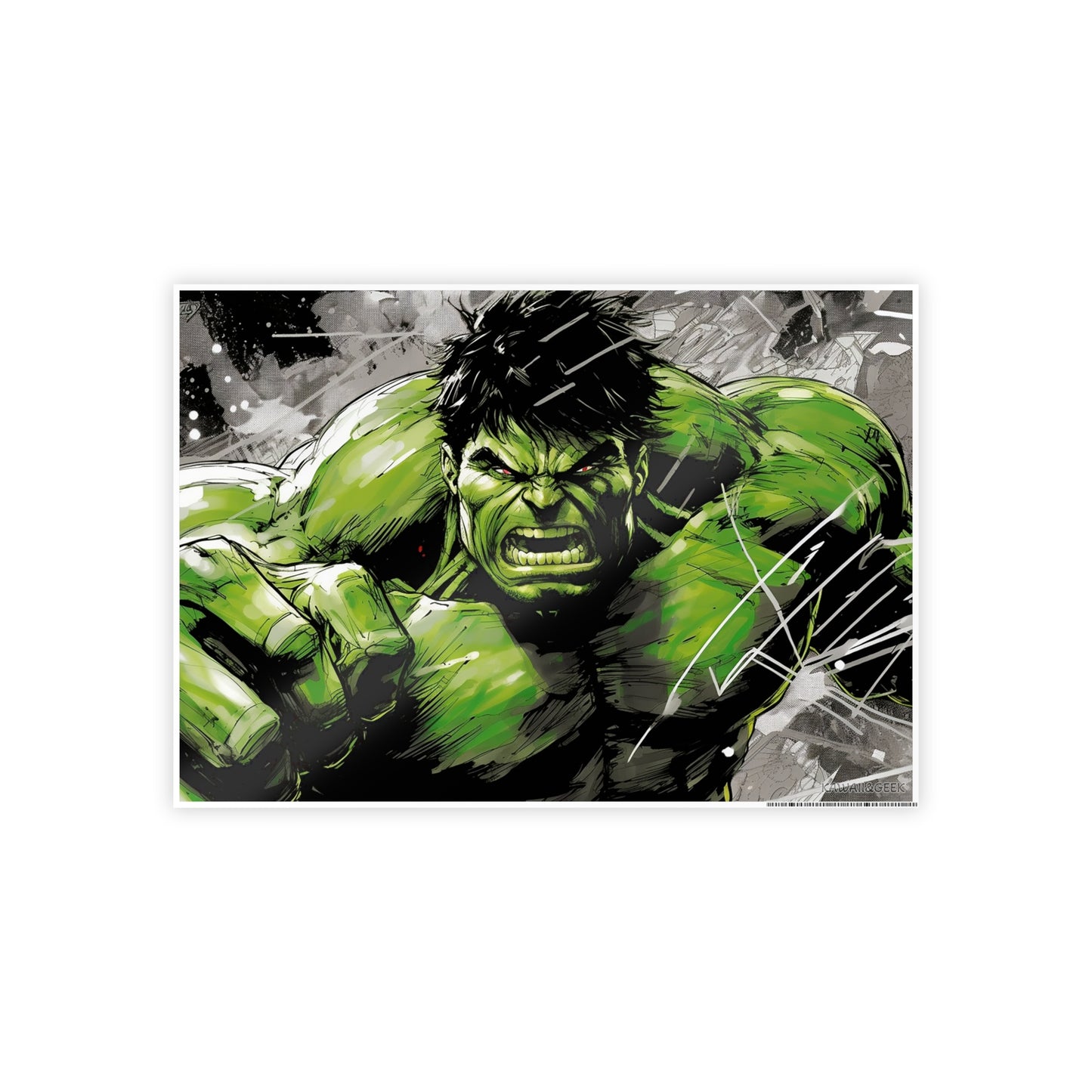 Hulk Poster - Unleash the Power and Intensity of the Hulk - Avengers