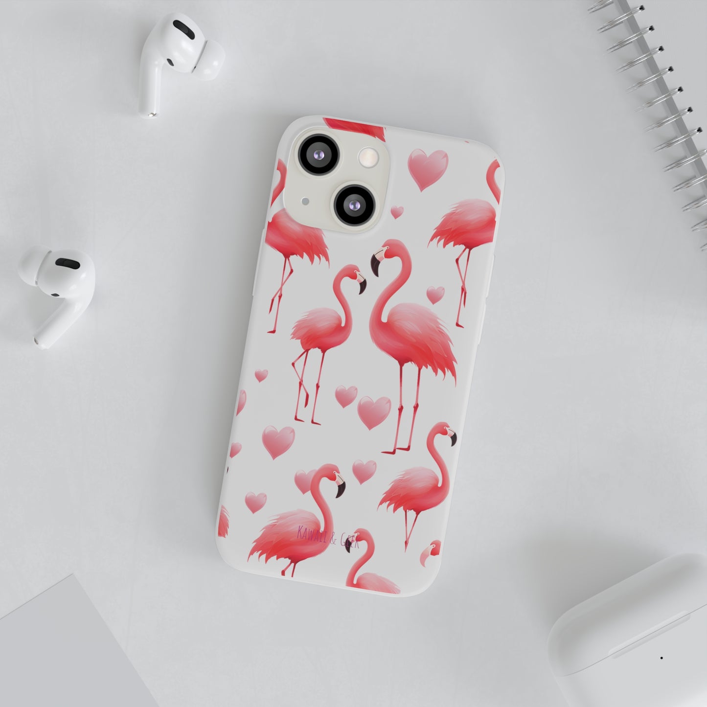 Pink Flamingo Elegance Flexi Phone case