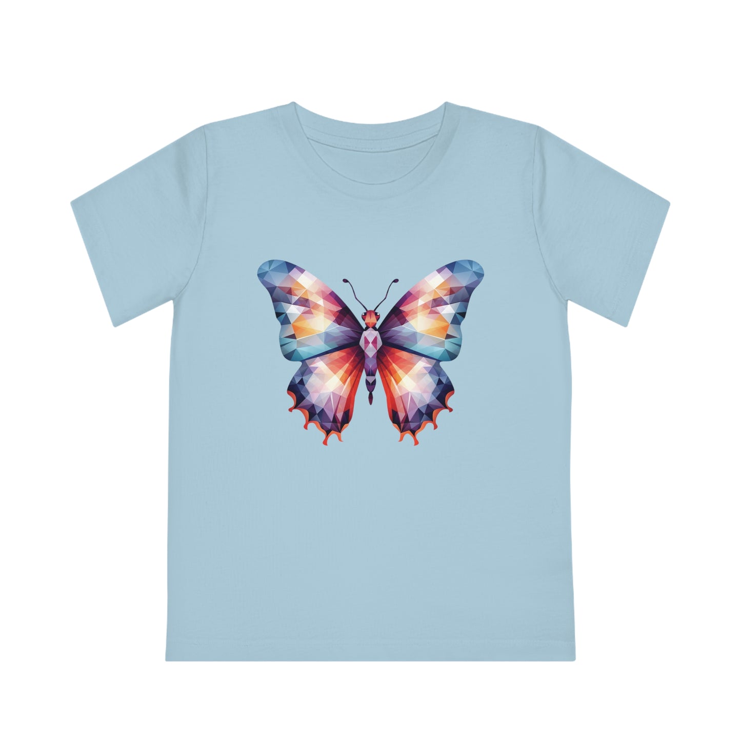 Butterfly Polygonal Kids T-Shirt - Embrace Nature's Beauty