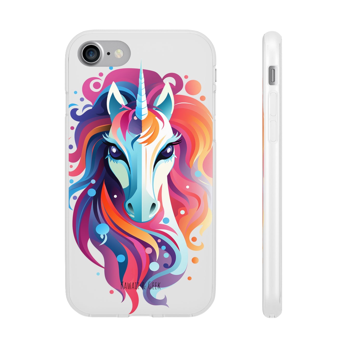 Ink Unicorn Flexi Transparent Phone Case