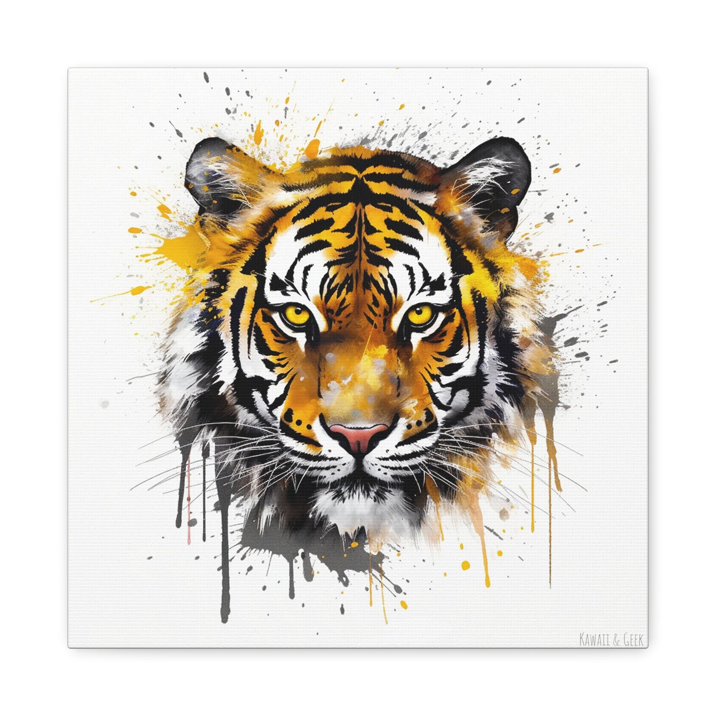 Fearless Tiger Canvas - Embrace the Majestic Power of Nature