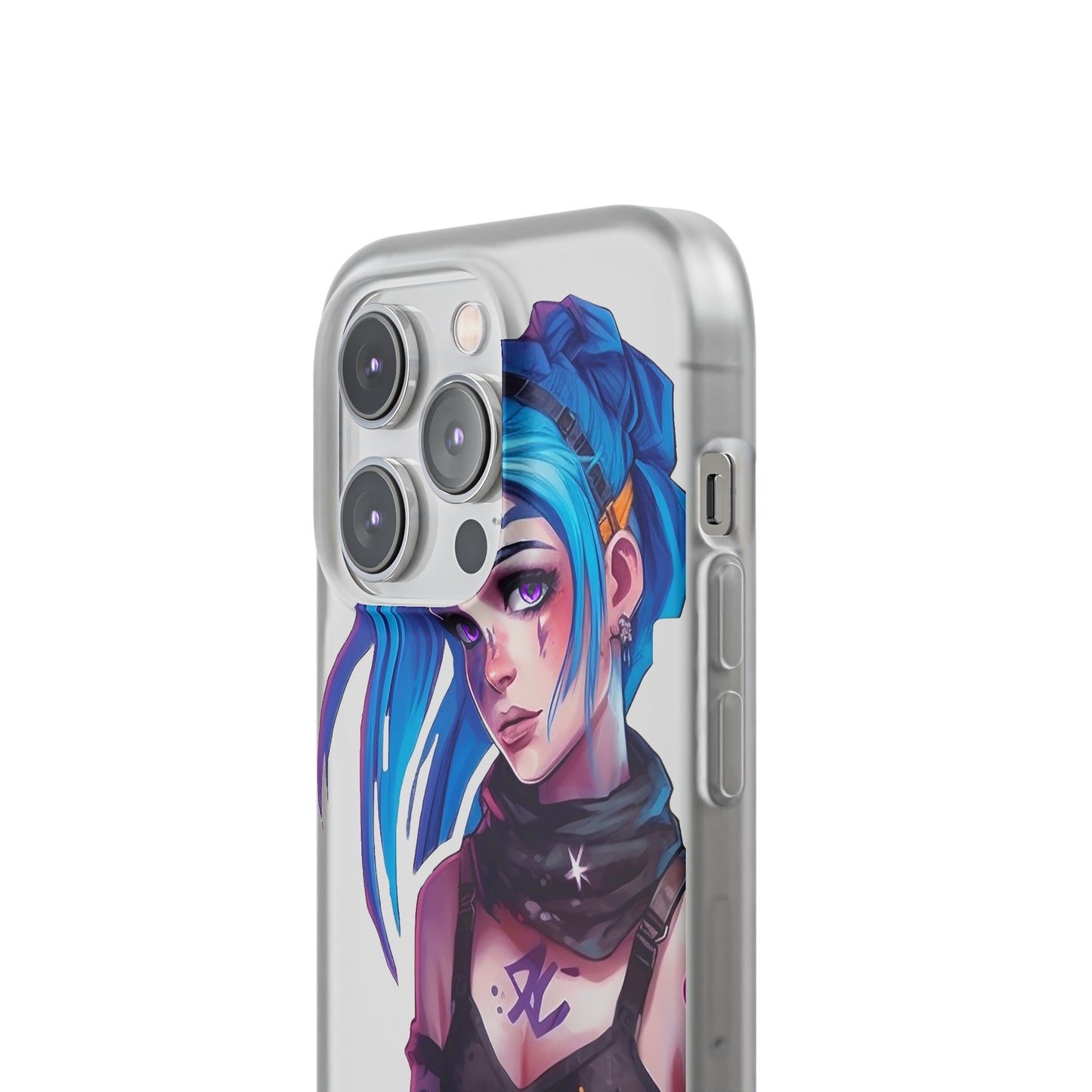 Jinx for Arcane / League of Legends Flexi Phone Case - Add Some Colorful and Gaming Style to Your Phone