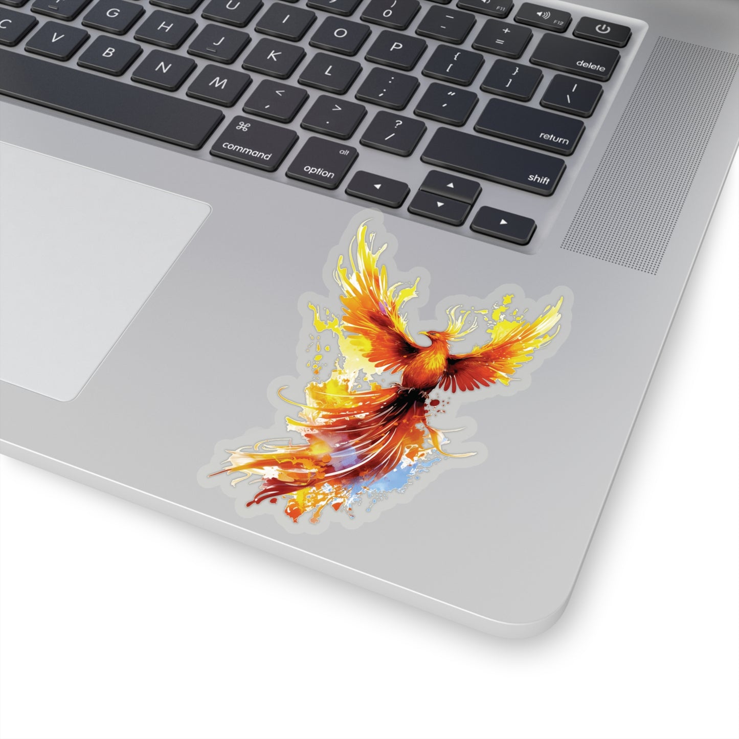 Burning Phoenix Watercolor Sticker - Add a Symbol of Resilience and Beauty to Your Collection