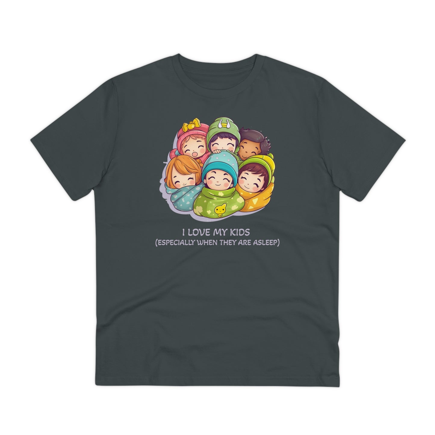 I Love My Kids, Especially When They Are Asleep - Unisex Eco-Friendly T-Shirt - Father's and Mother's Day special