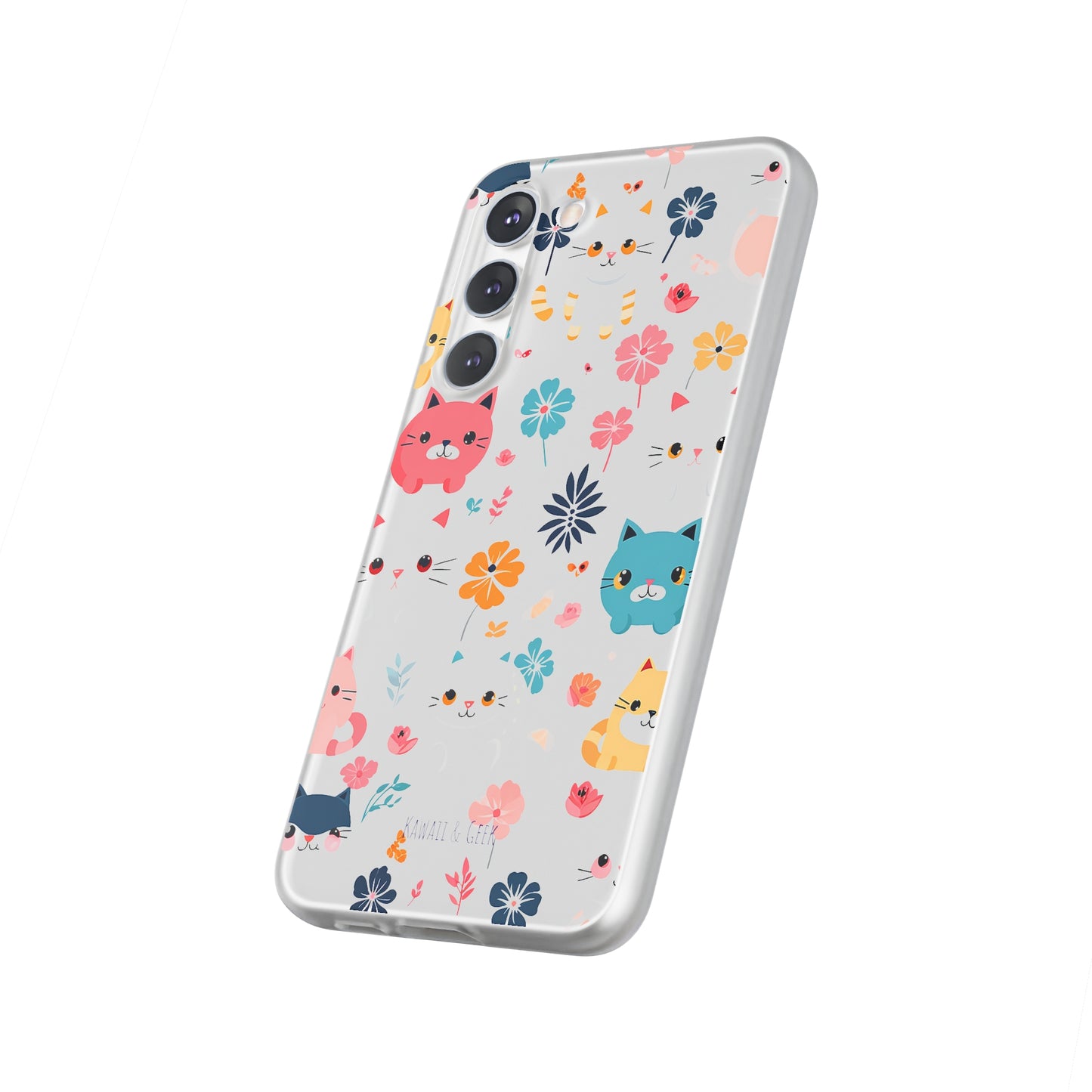 Playful Kittens: Flexi Transparent Phone Case