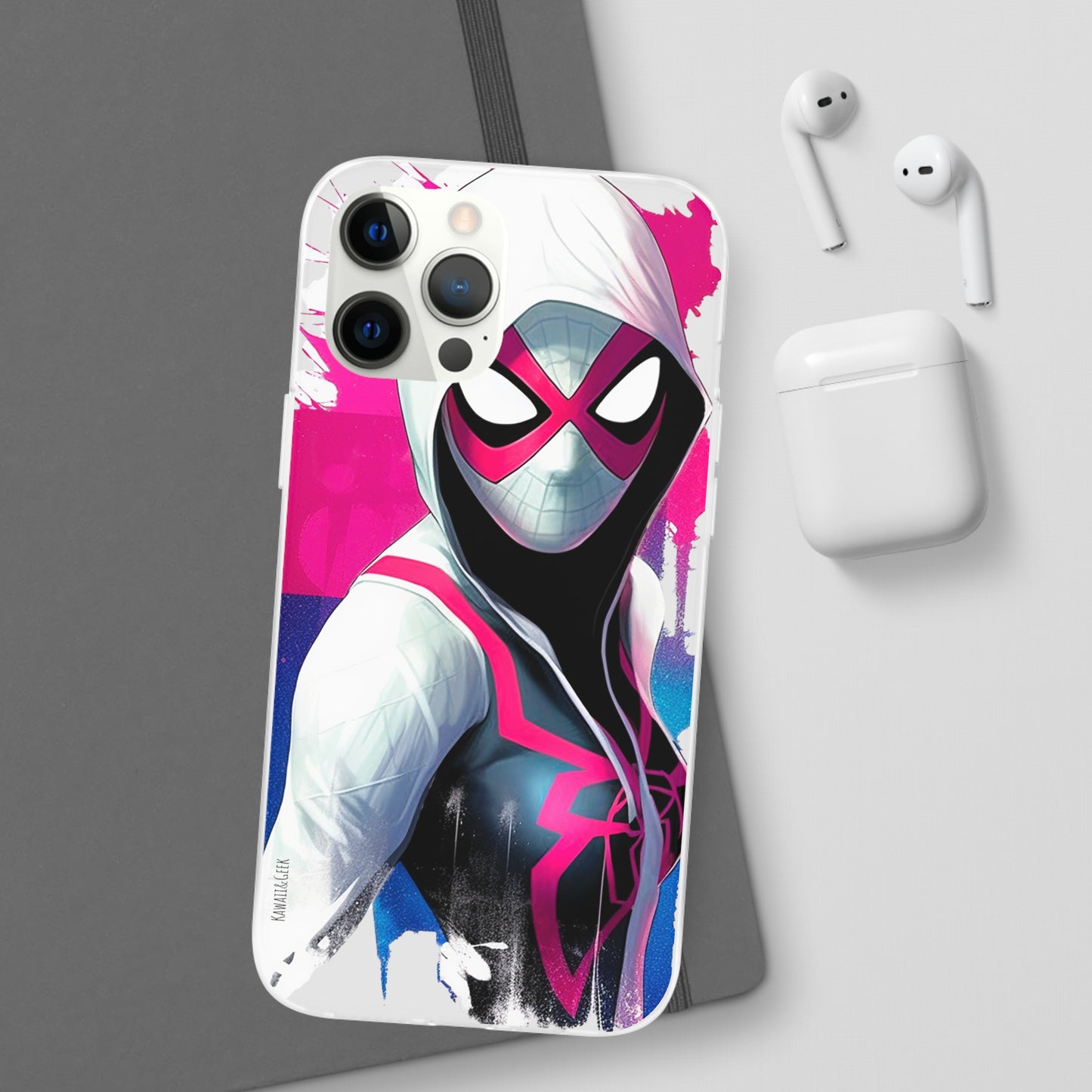 Spider Gwen in Flexi Phone Case - Add Some Colorful and Heroic Style to Your Phone