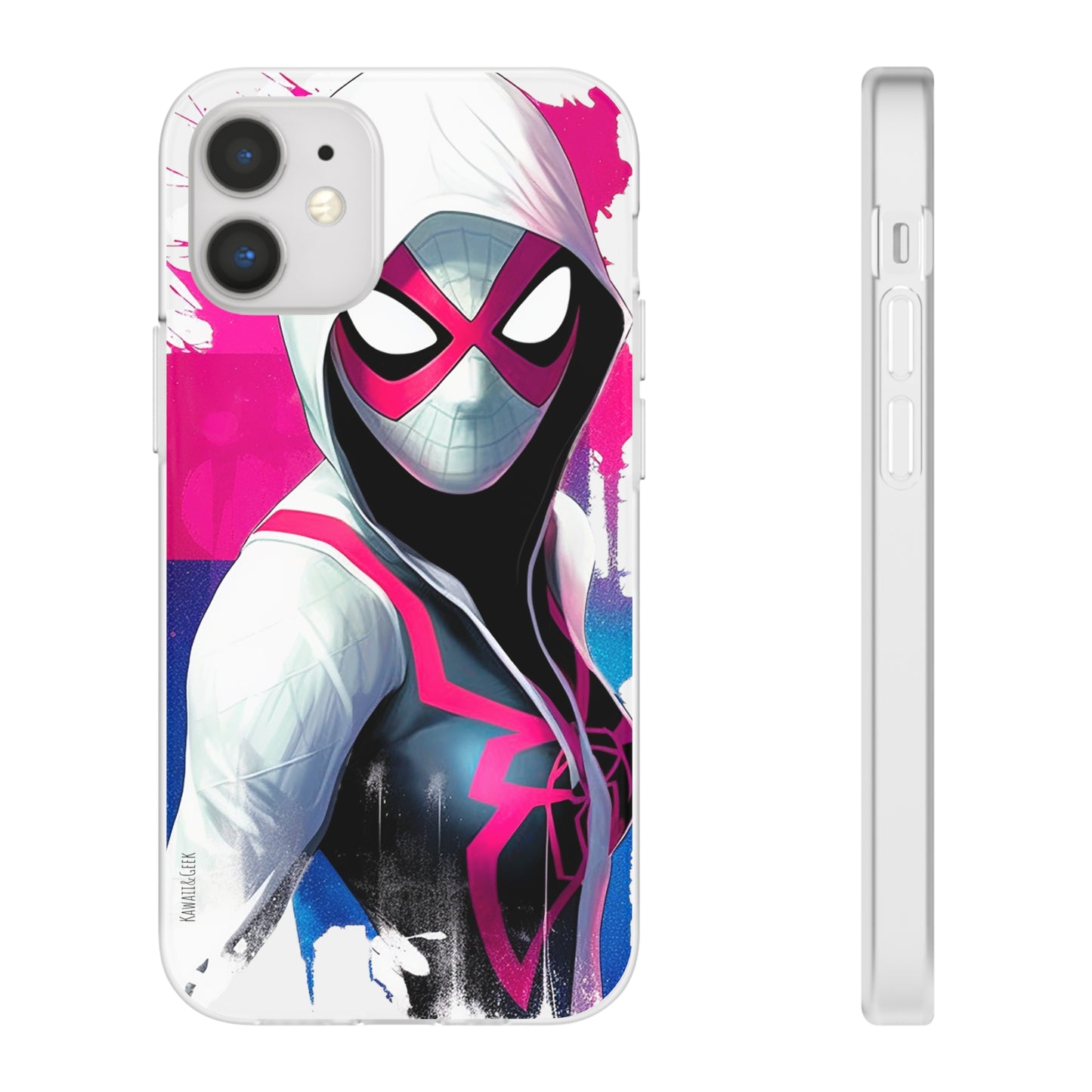 Spider Gwen in Flexi Phone Case - Add Some Colorful and Heroic Style to Your Phone