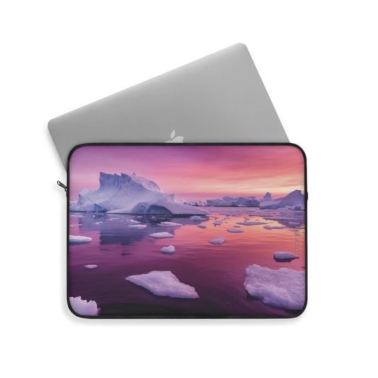 Beautiful Arctic Landscape Laptop Sleeve - Protect Your Device in Style