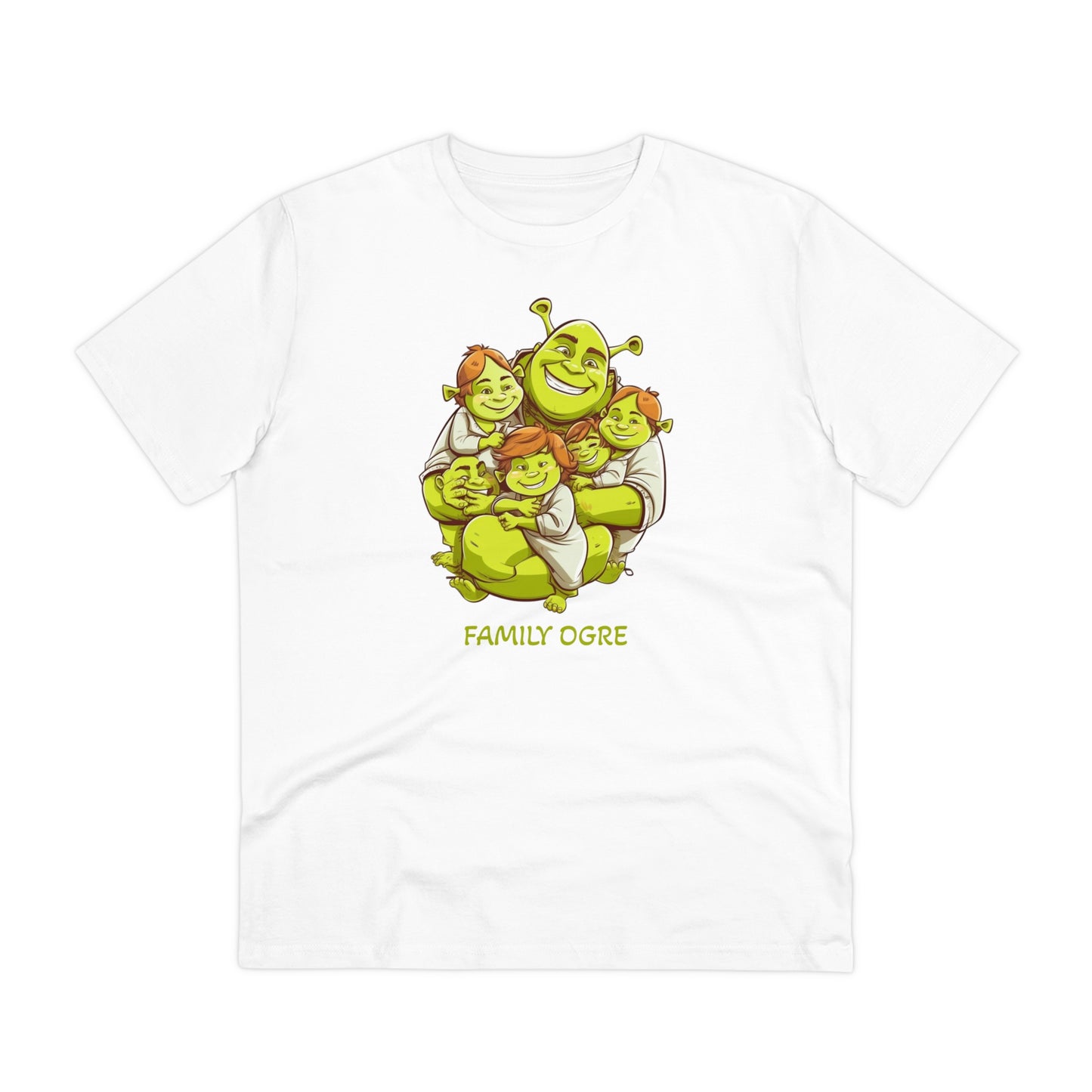 Family Ogre - Unisex Eco-Friendly T-Shirt - Celebrate Father's Day with Shrek and His Kids