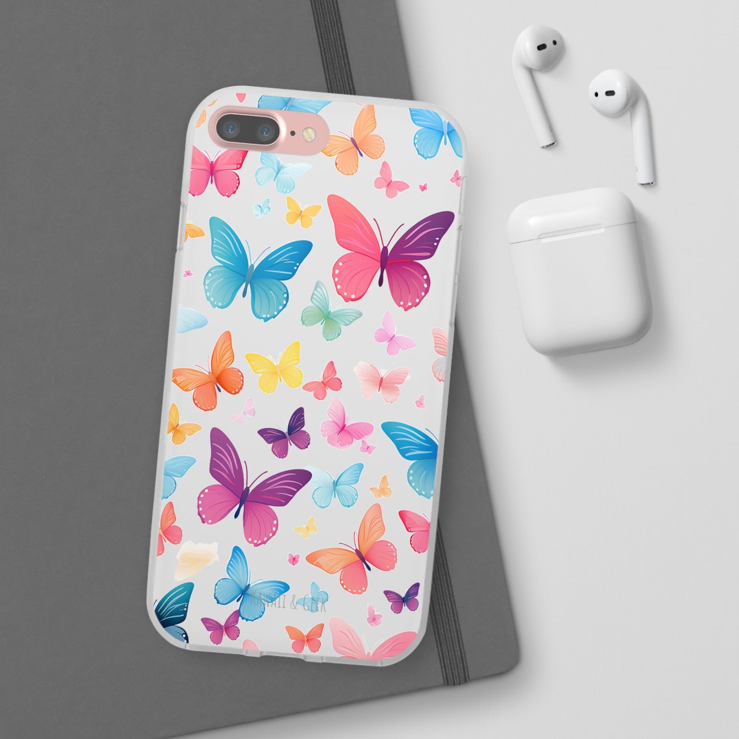 Charming Butterflies Flexi Transparent Phone Case