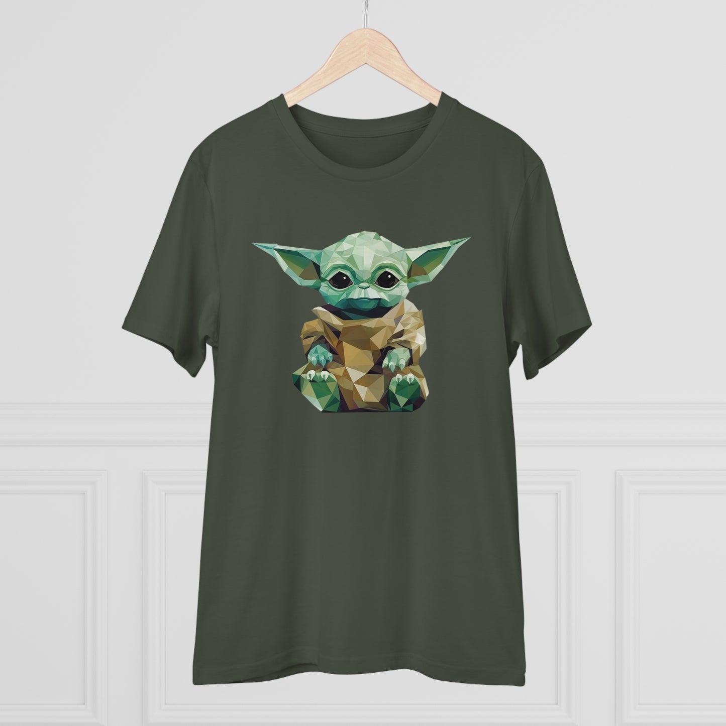 Baby Yoda Grogu Polygonal T-Shirt - Embrace Adorable Force - Star Wars