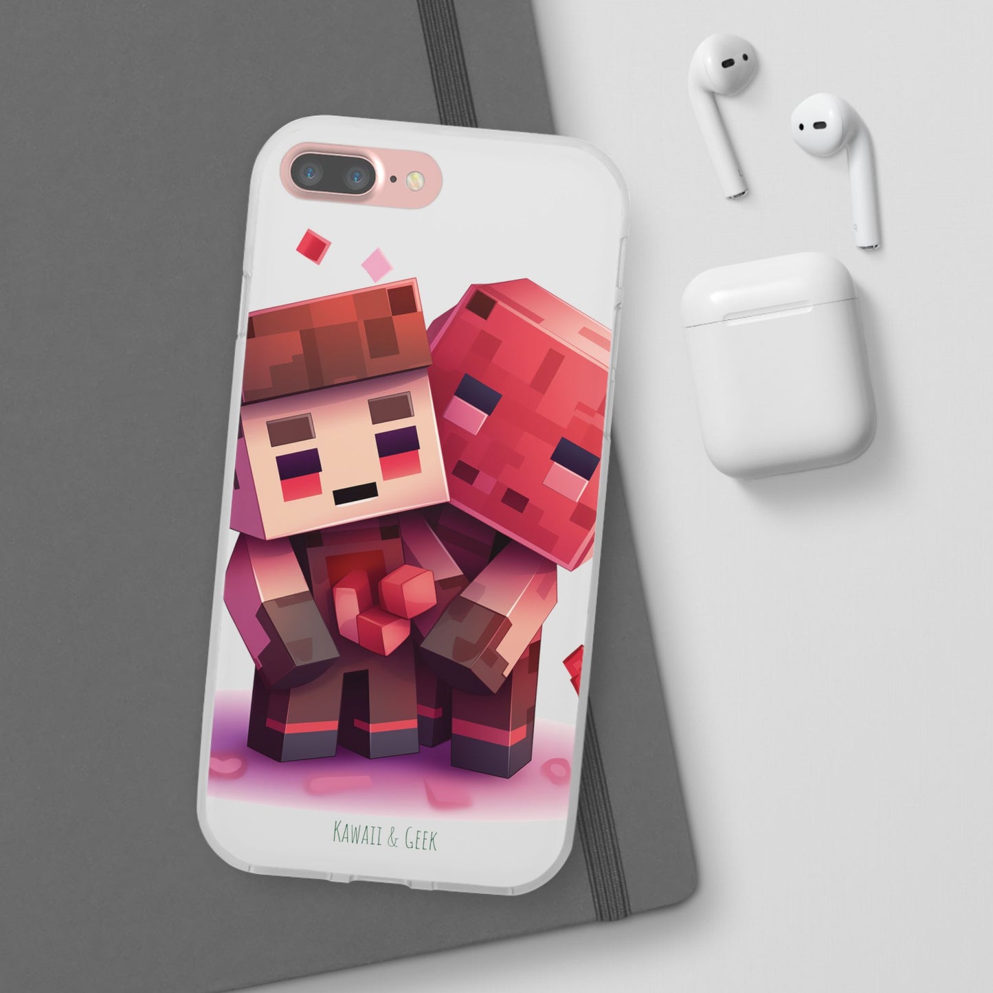 Phone Case - Lovers Minecraft Inspired Design